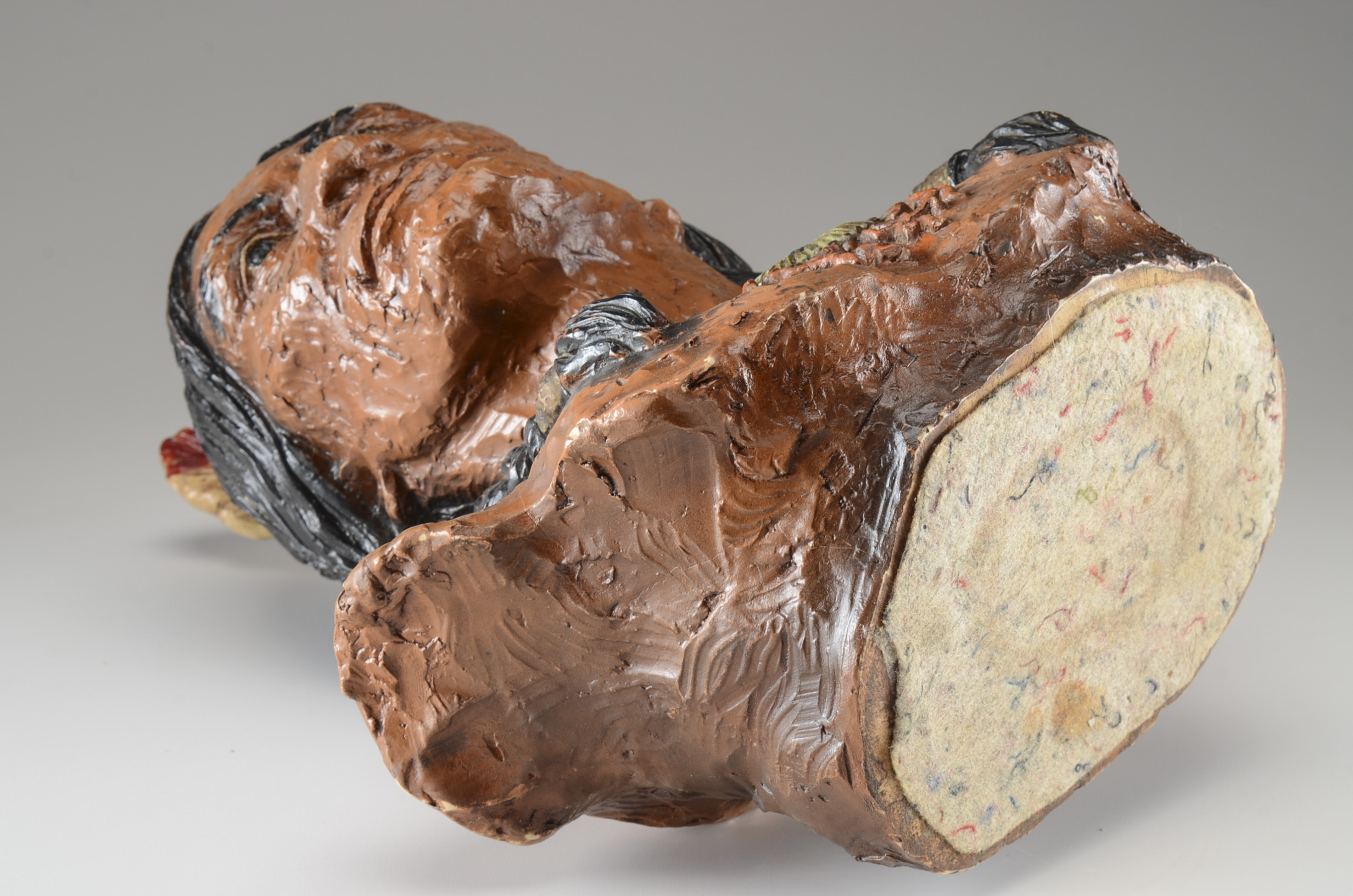 Signed V. Kendrick Native American Chief Composition Bust