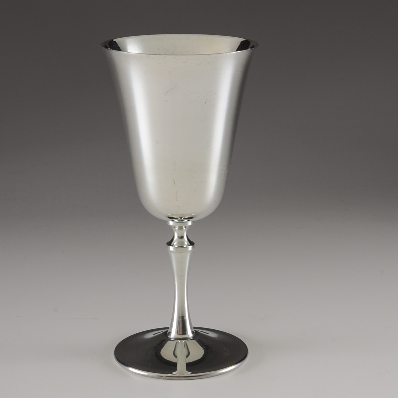 Set of Italian De Uberti Silver Plate Goblets