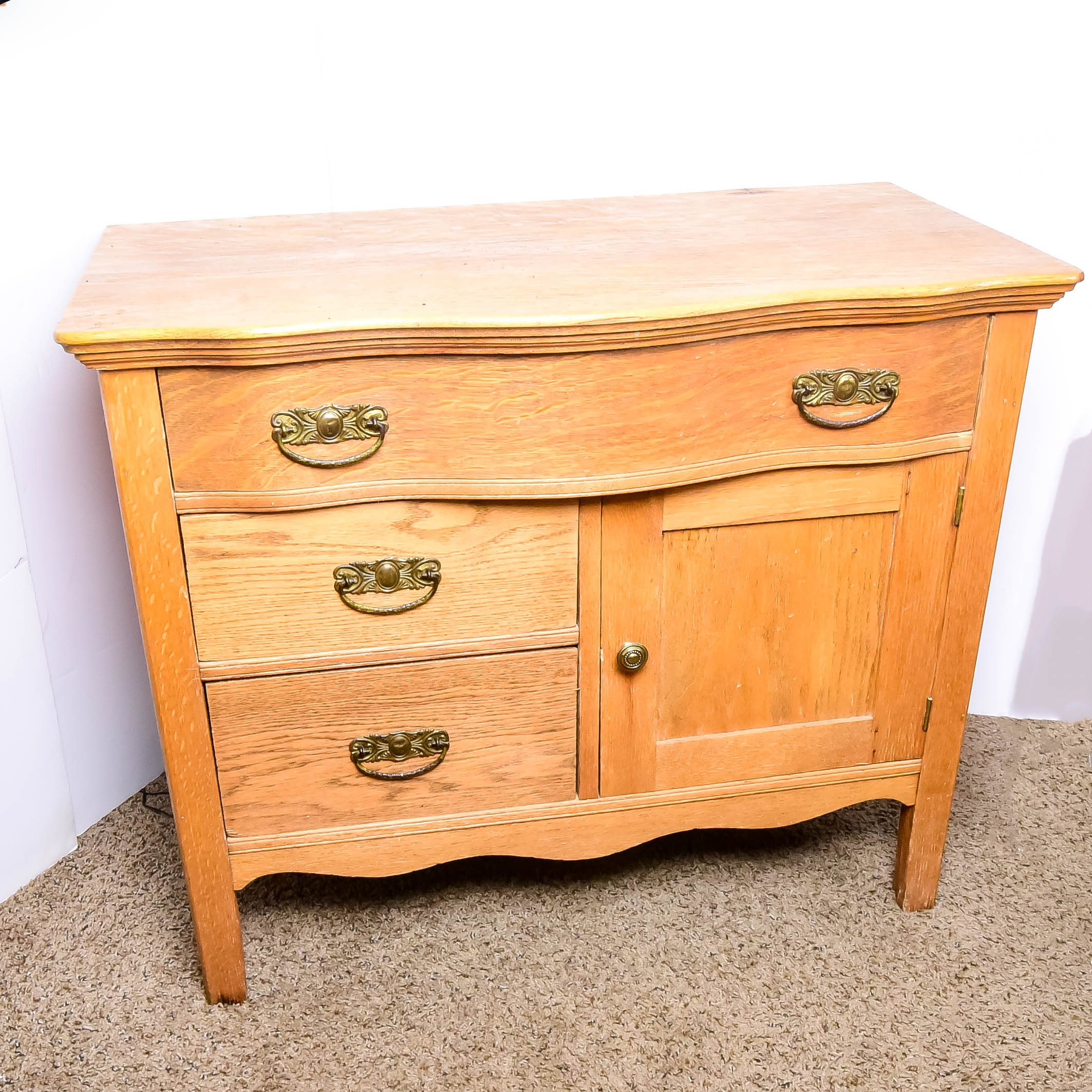 Vintage Oak Commode