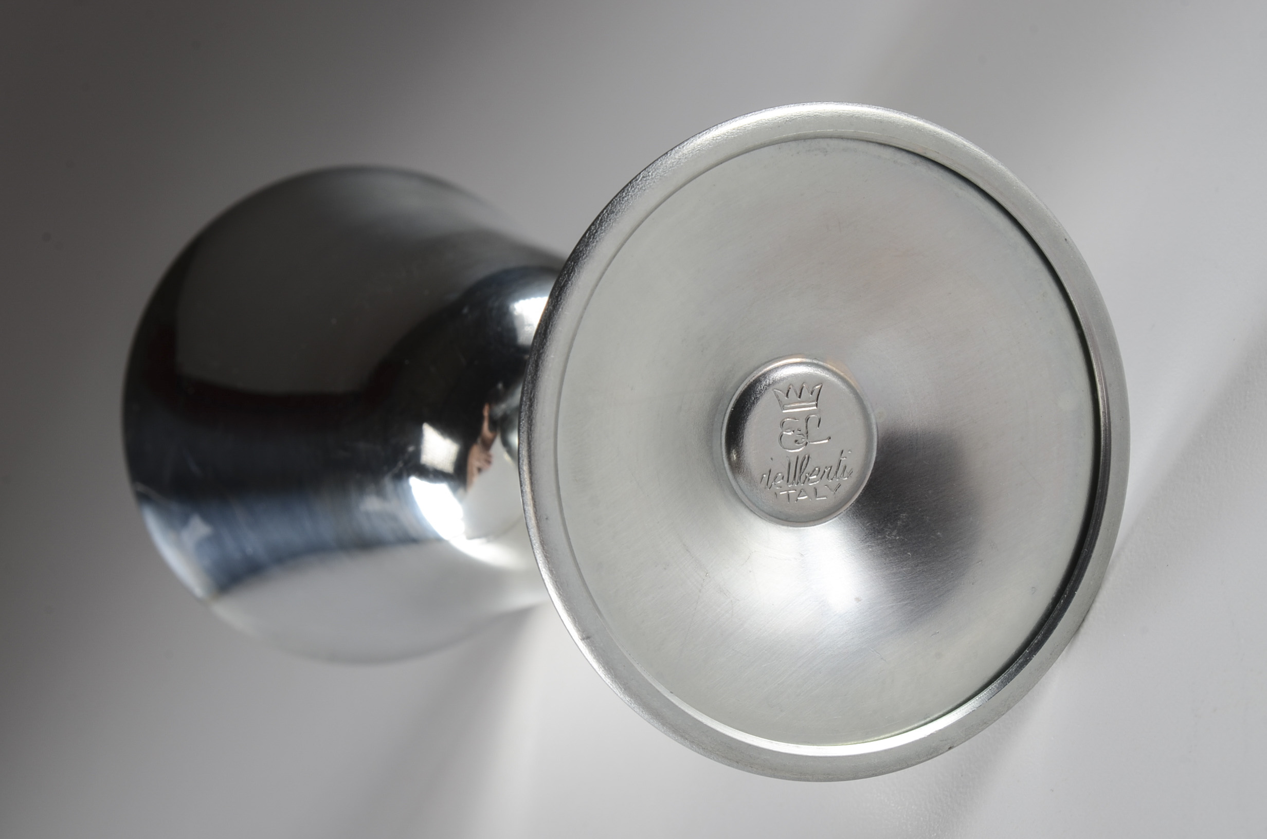 Set of Italian De Uberti Silver Plate Goblets