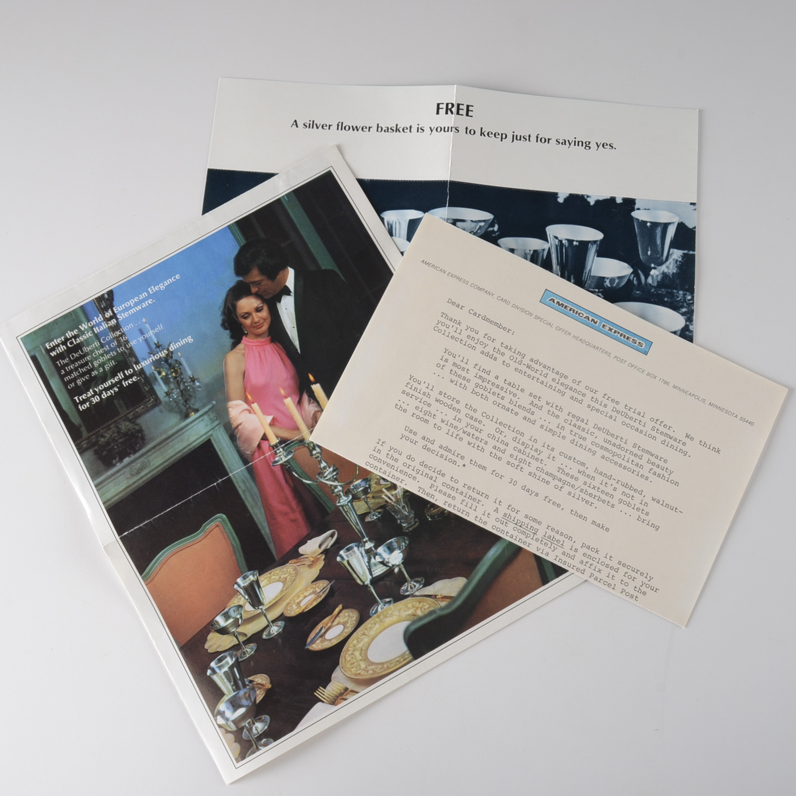 Set of Italian De Uberti Silver Plate Goblets