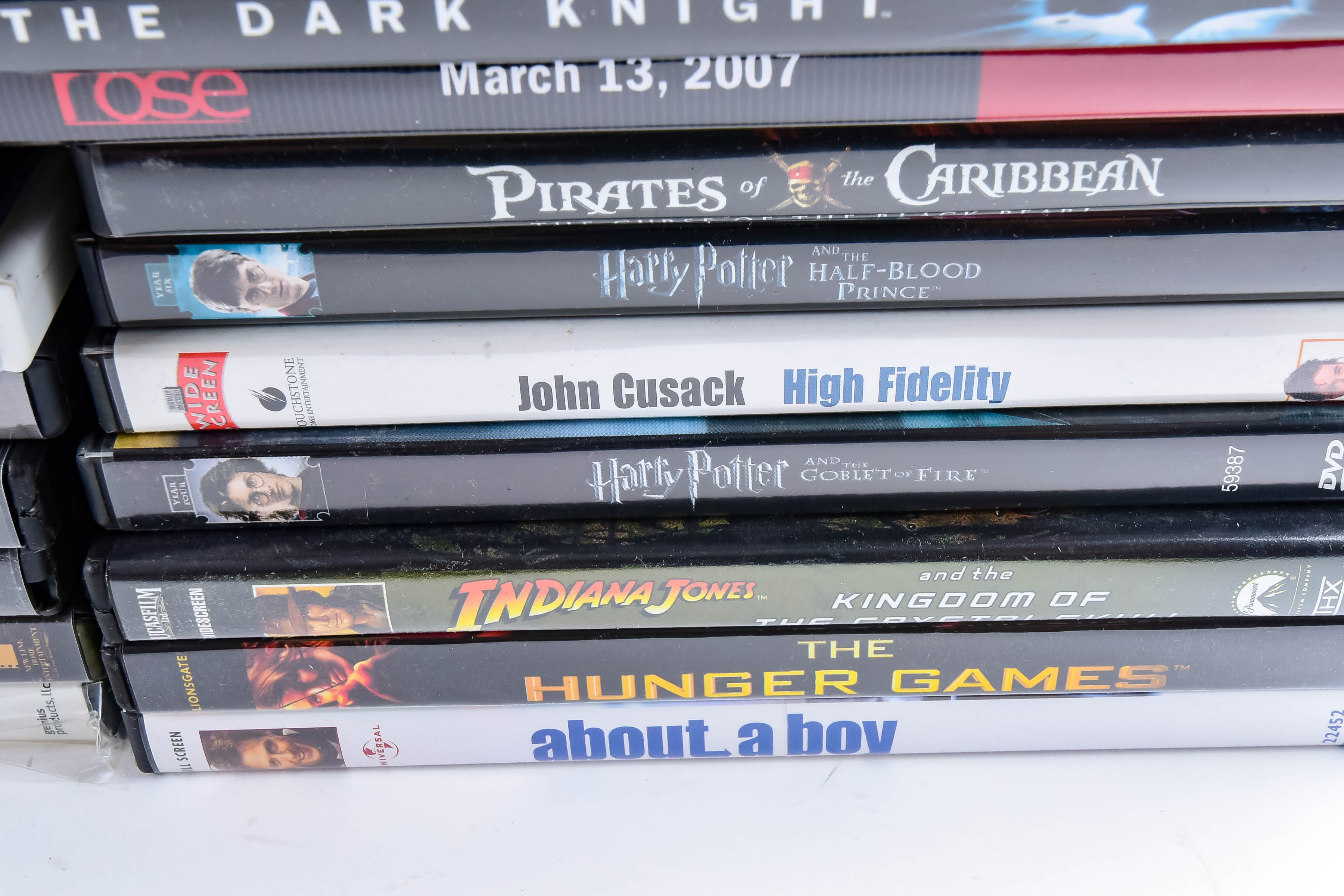 DVD/VCR Player and CDs, Feature Film DVDs