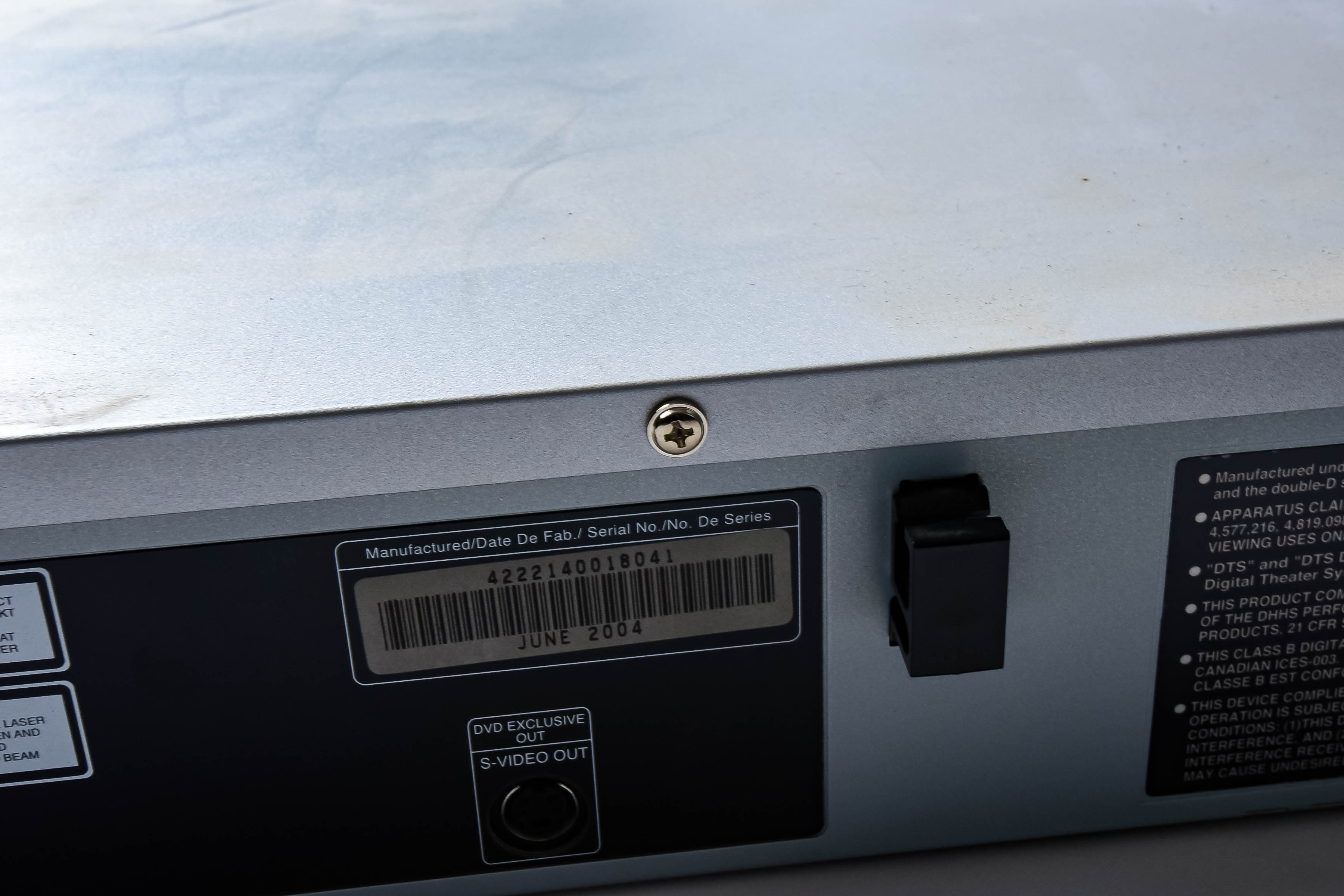 DVD/VCR Player and CDs, Feature Film DVDs