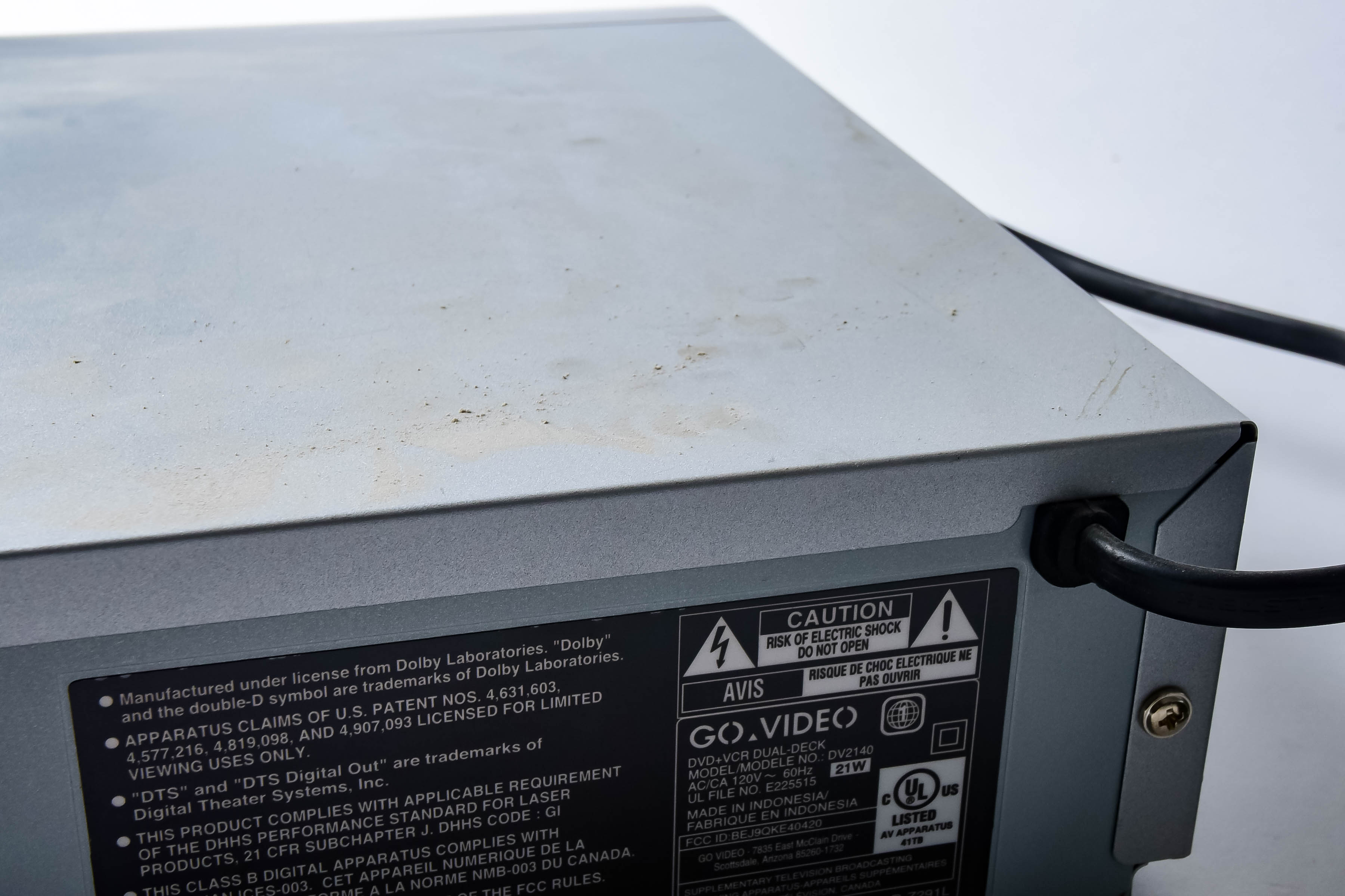 DVD/VCR Player and CDs, Feature Film DVDs