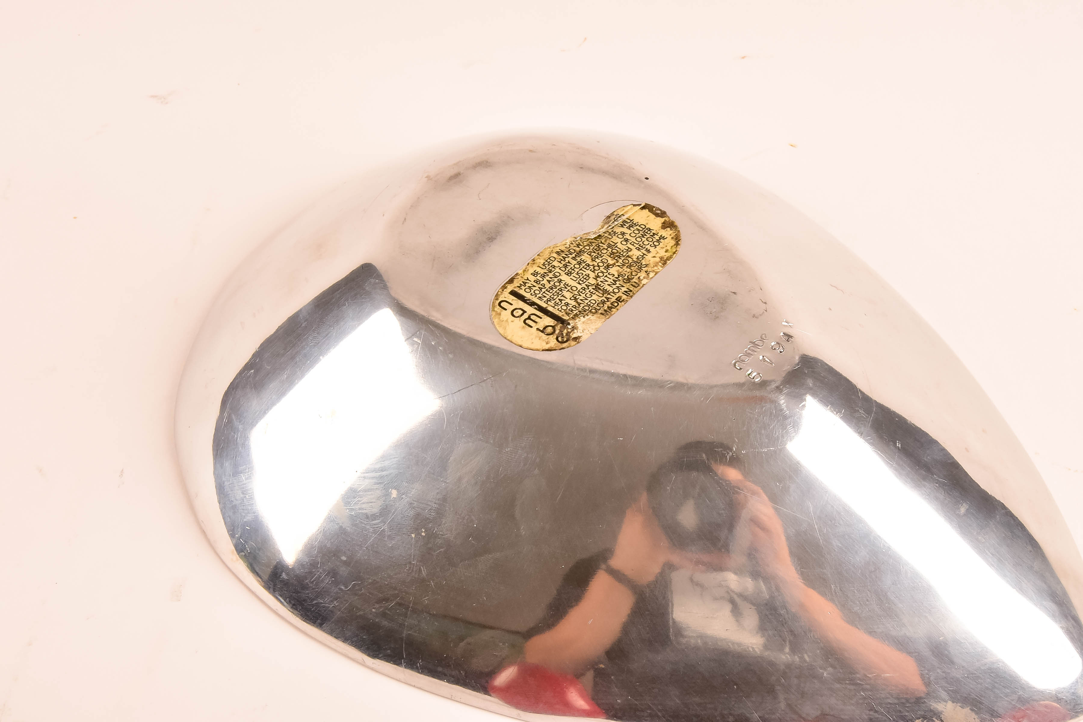 Nambe Bowl with Decorative Apples