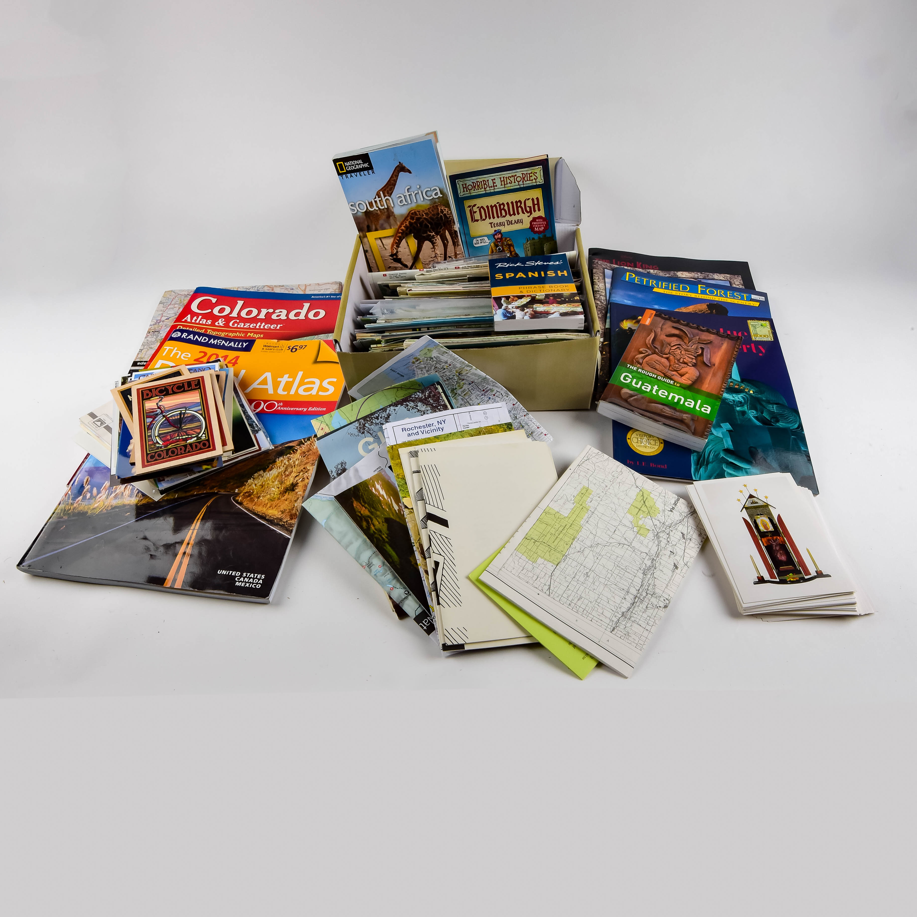 Generous Collection of Postcards and Maps