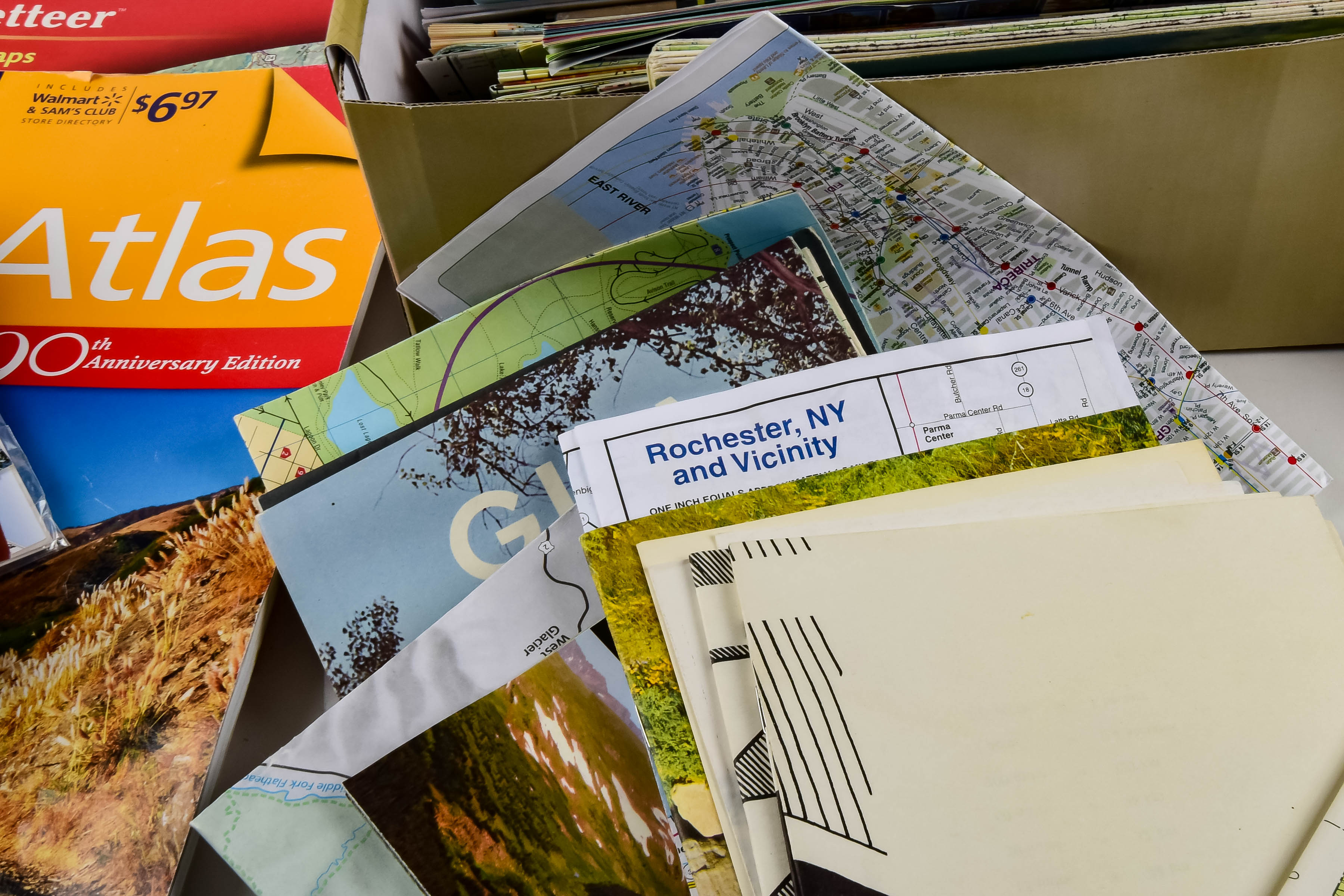 Generous Collection of Postcards and Maps