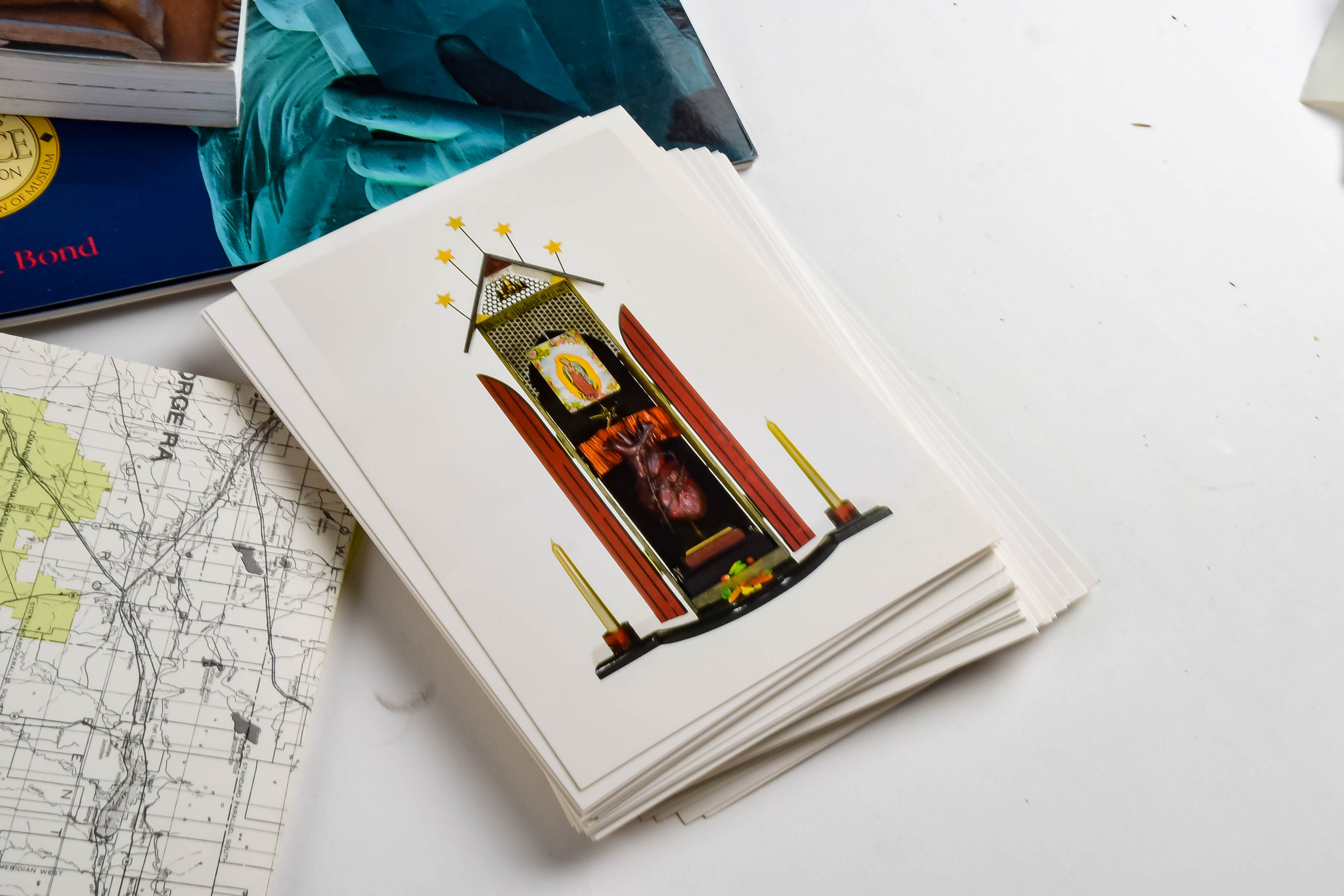 Generous Collection of Postcards and Maps