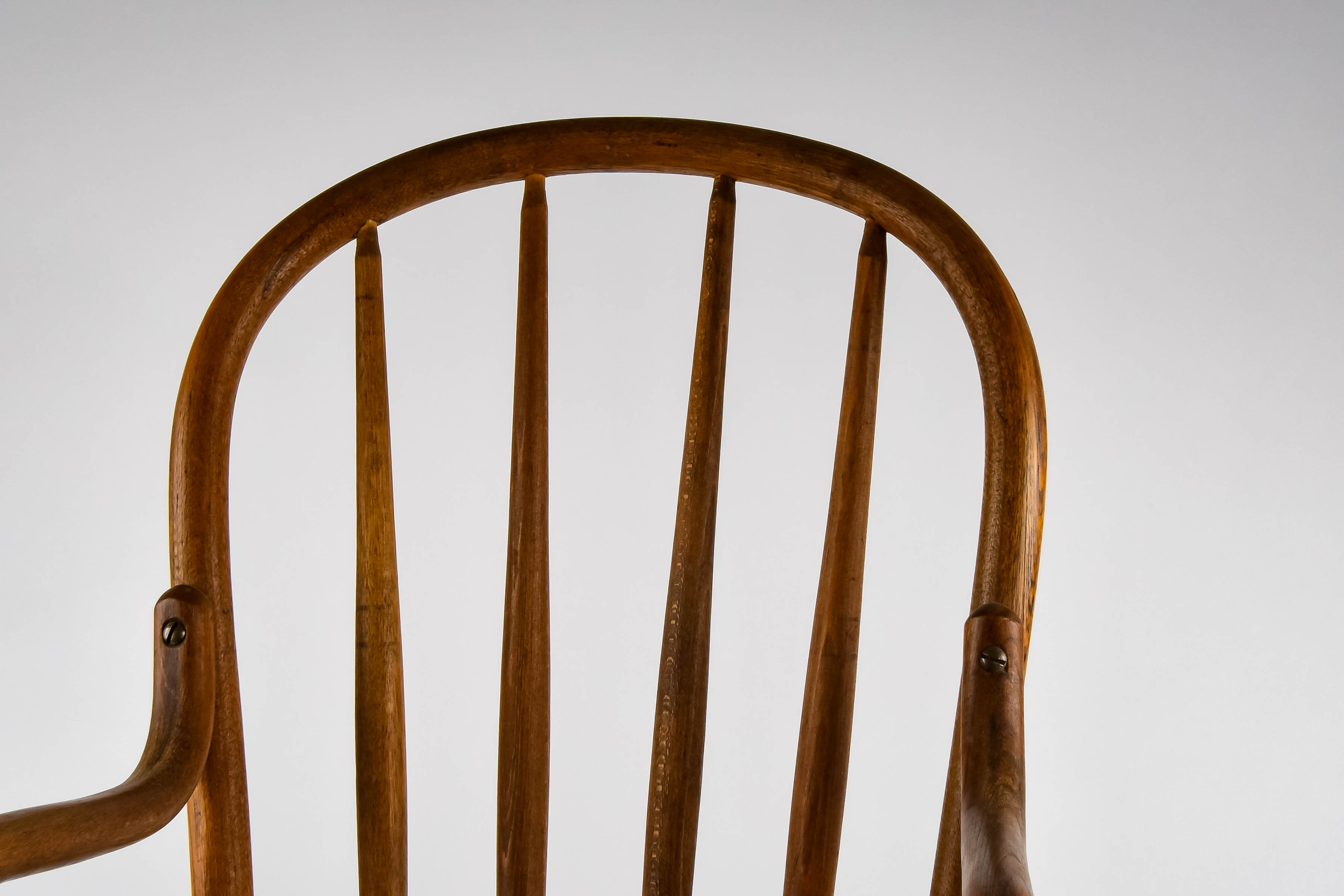 Children's Bent Oak Rocking Chair