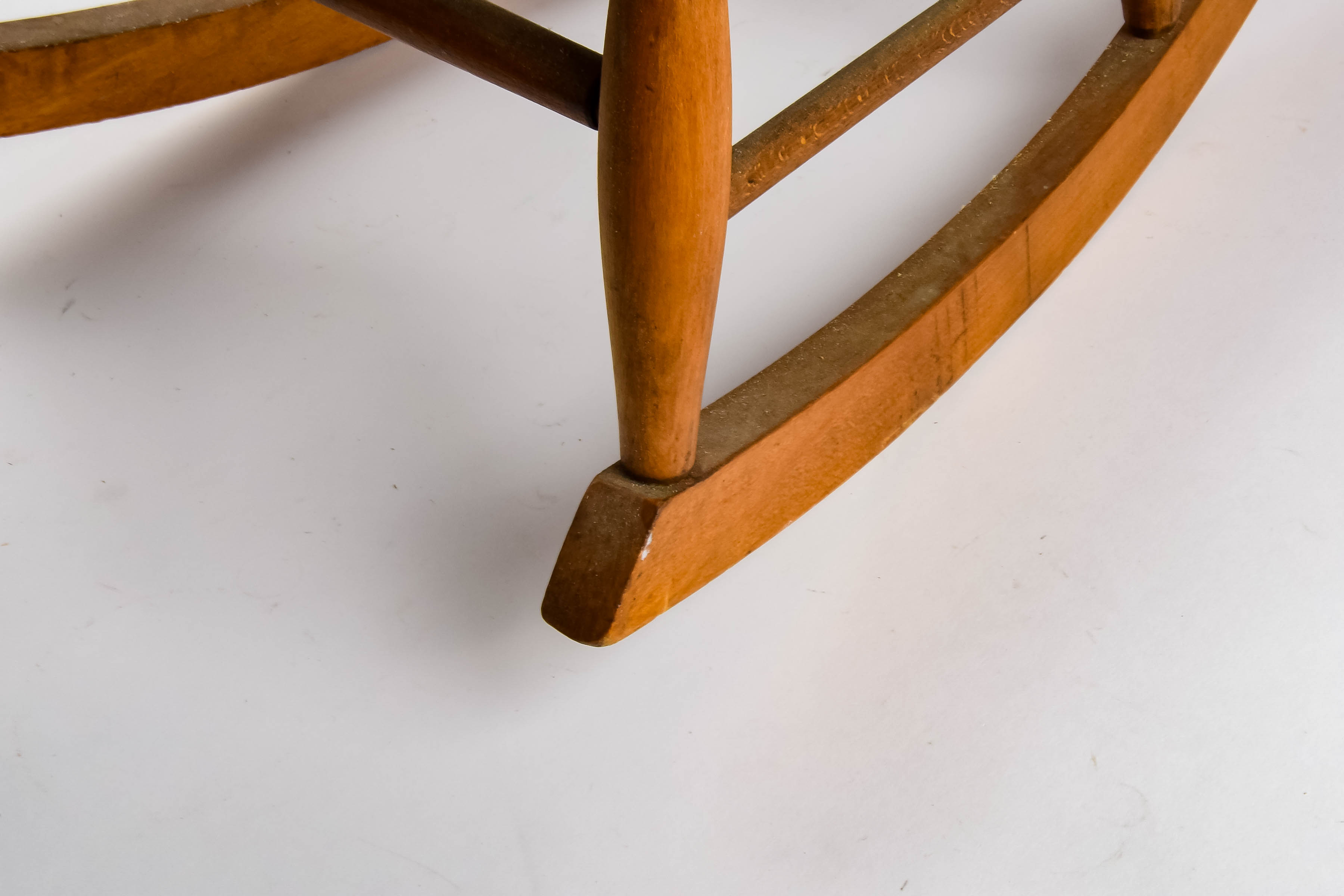 Children's Bent Oak Rocking Chair