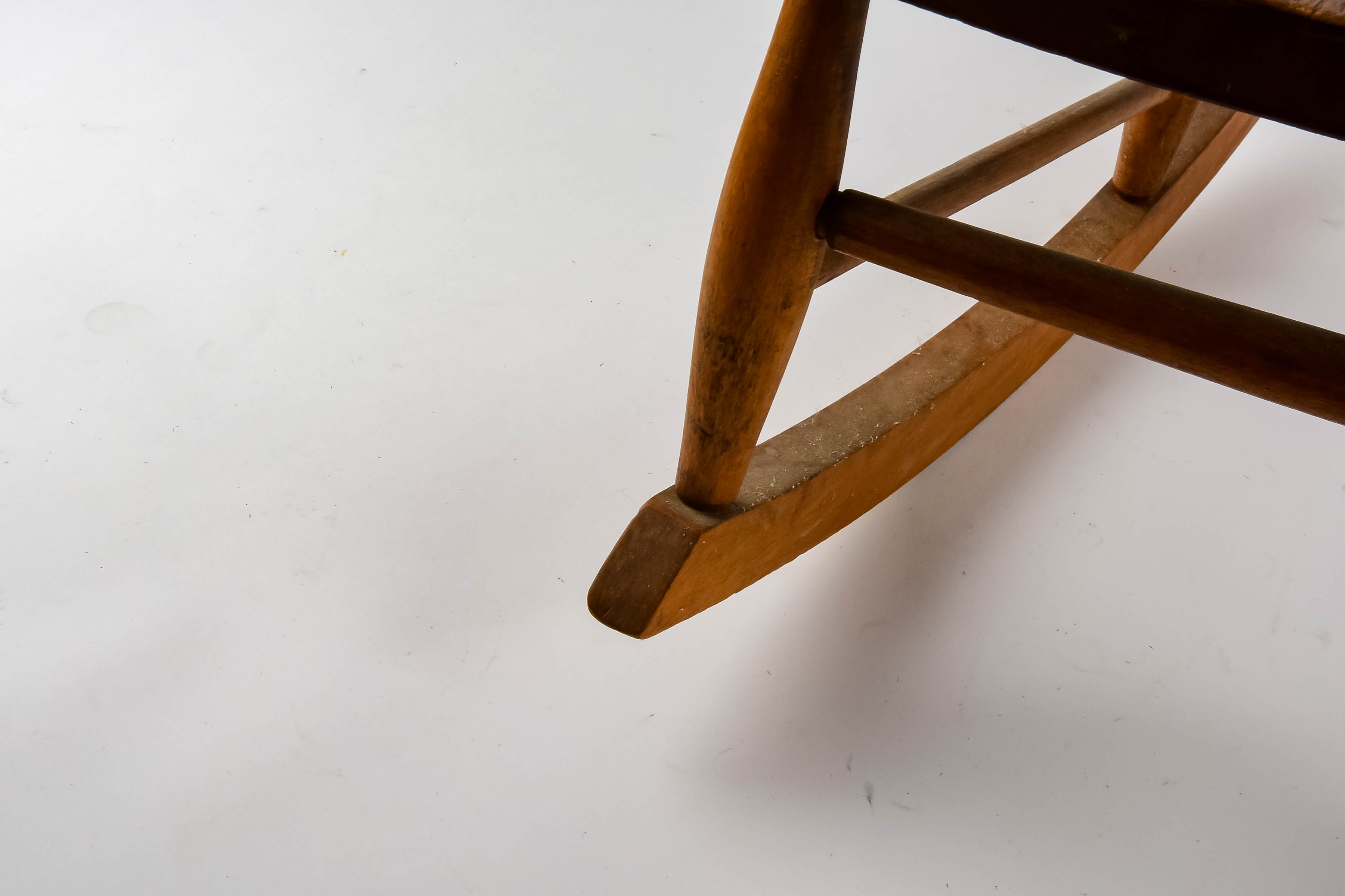 Children's Bent Oak Rocking Chair