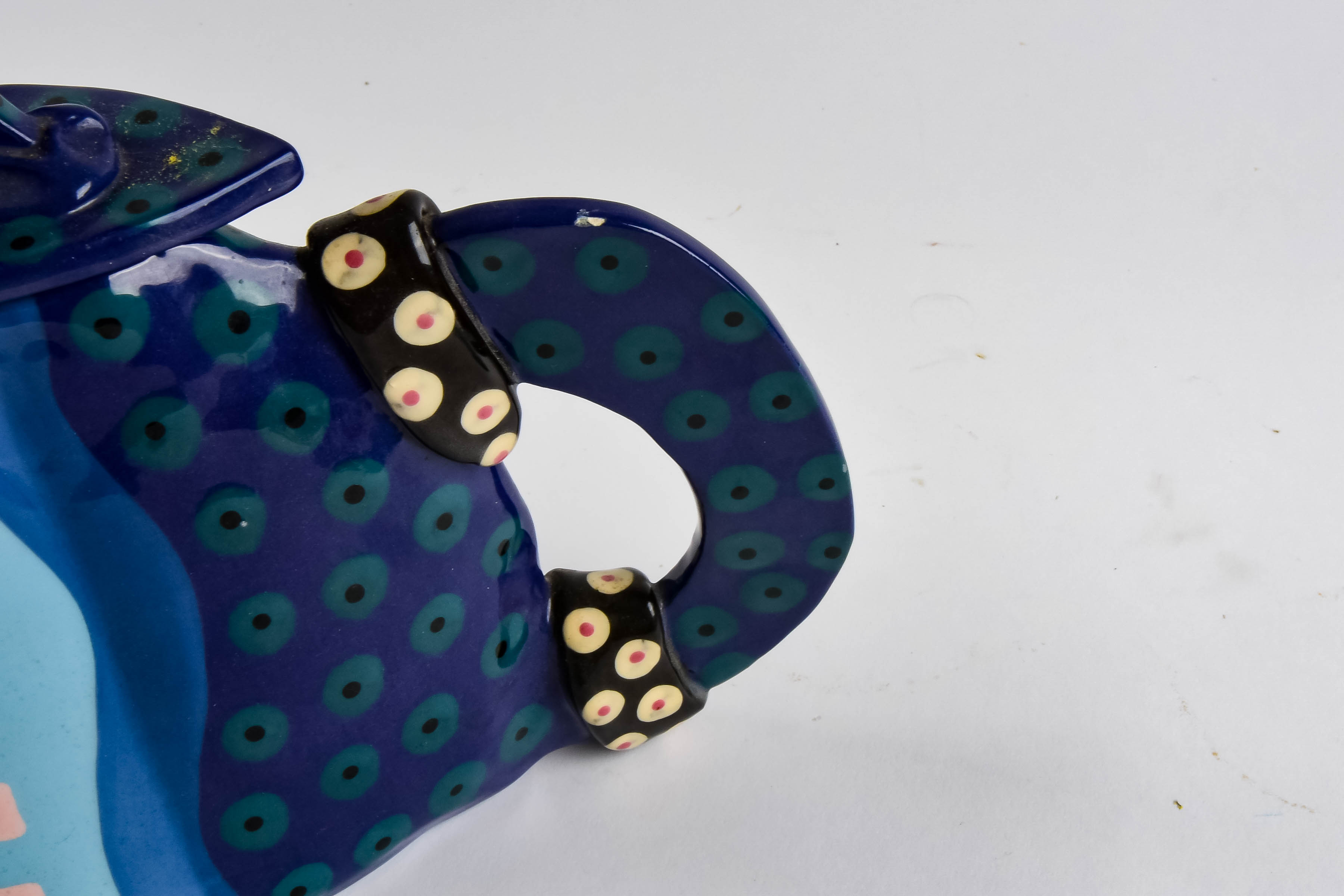 Handmade Hand-Painted Witch Teapot