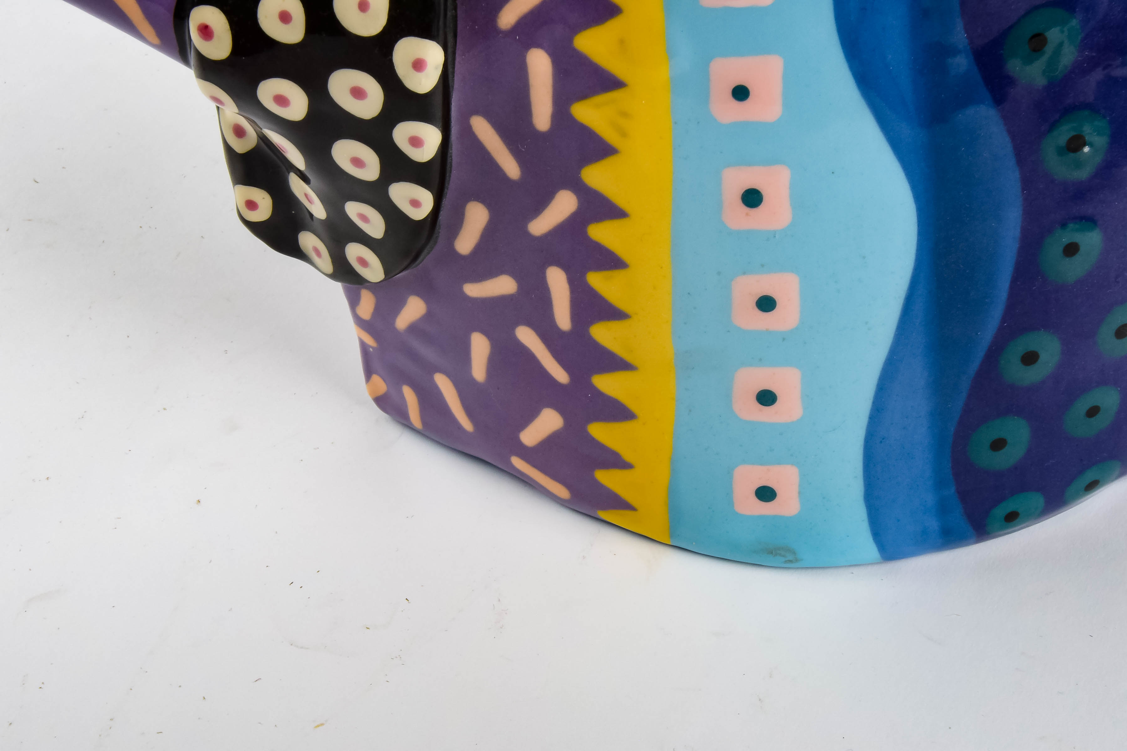 Handmade Hand-Painted Witch Teapot