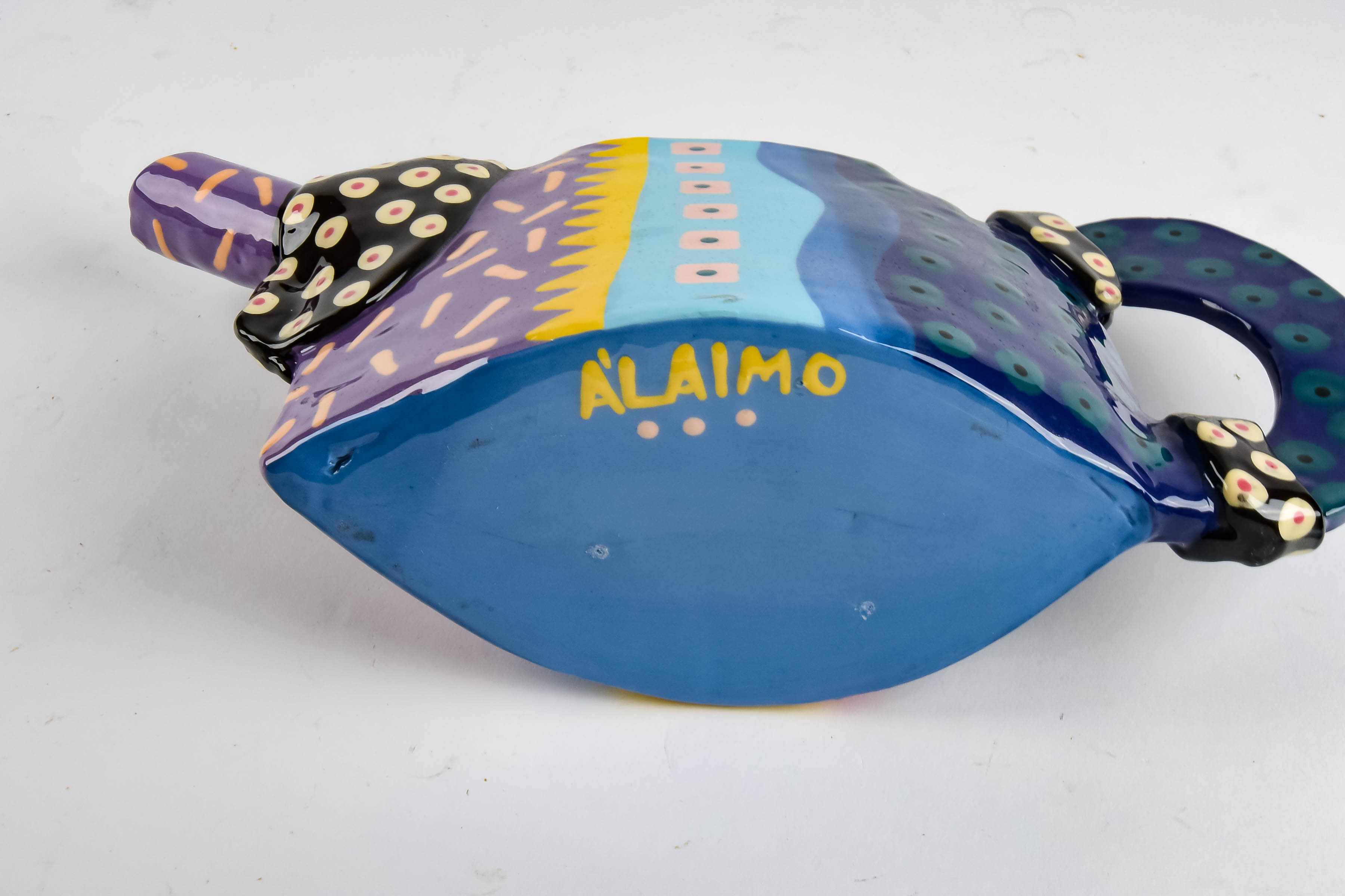 Handmade Hand-Painted Witch Teapot