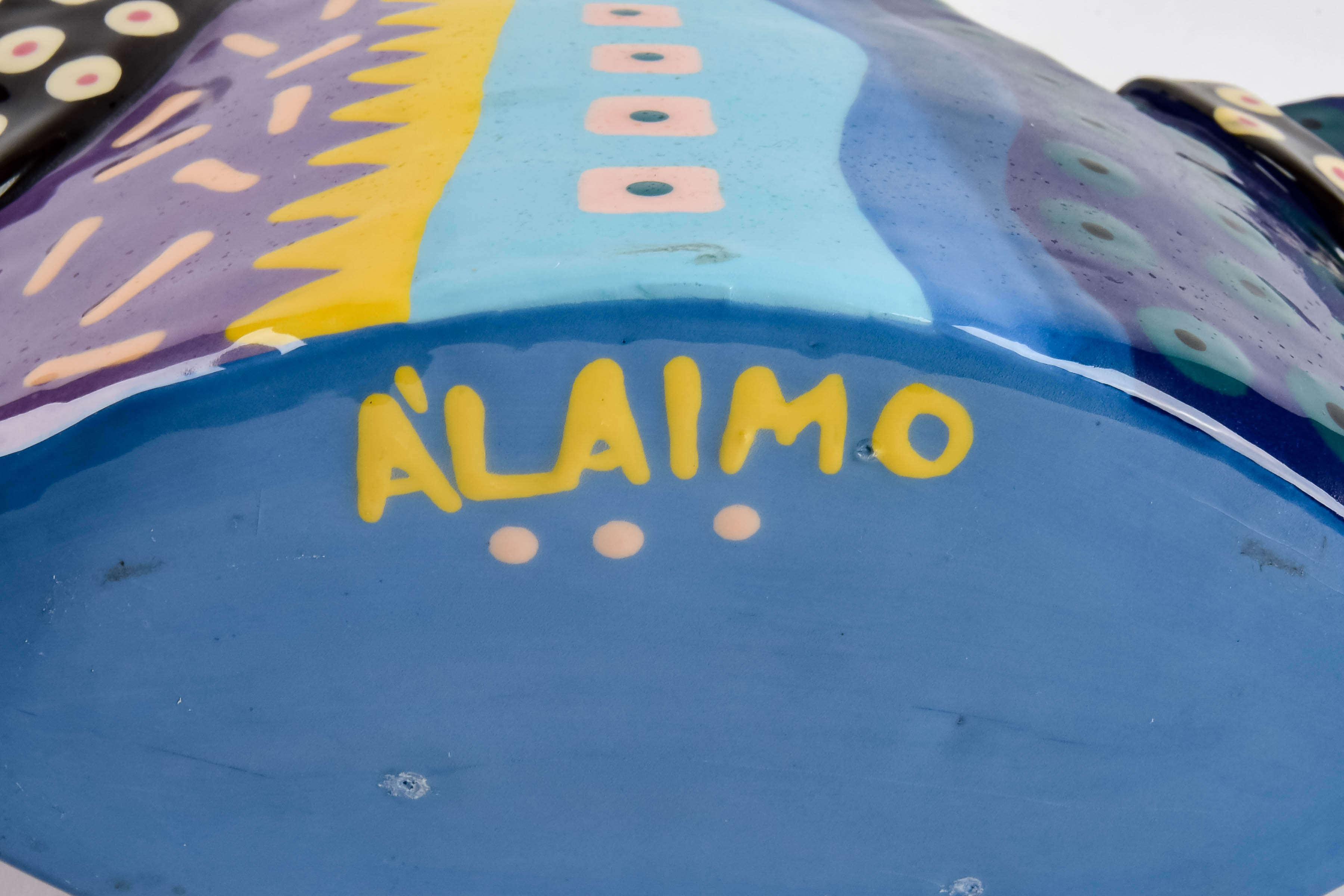 Handmade Hand-Painted Witch Teapot