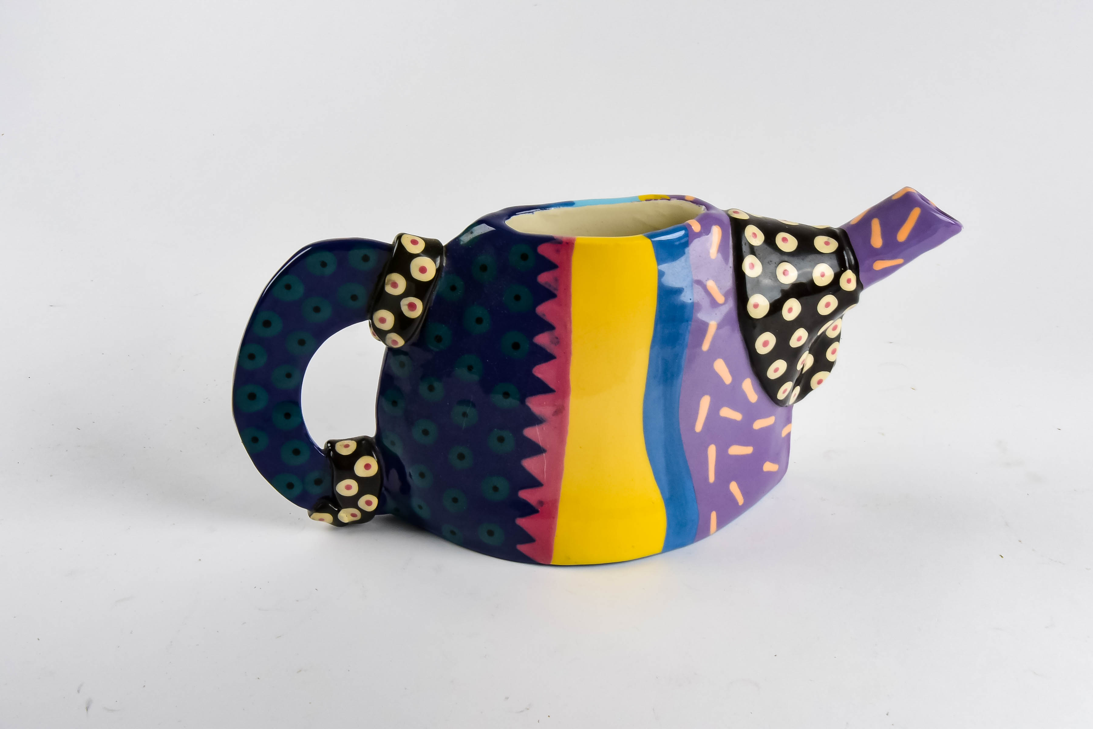 Handmade Hand-Painted Witch Teapot