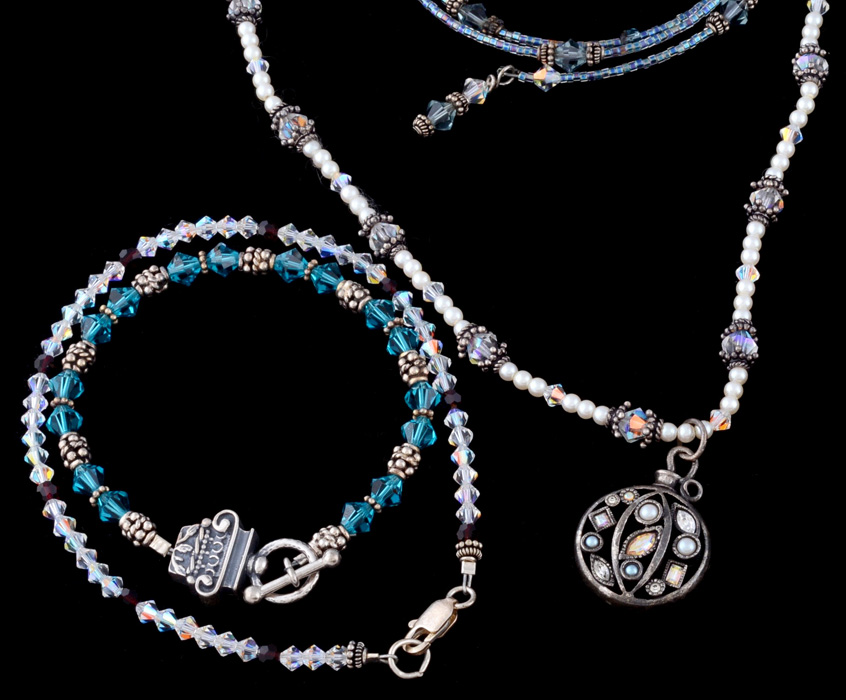 Collection of Crystal and Faux Pearl Jewelry