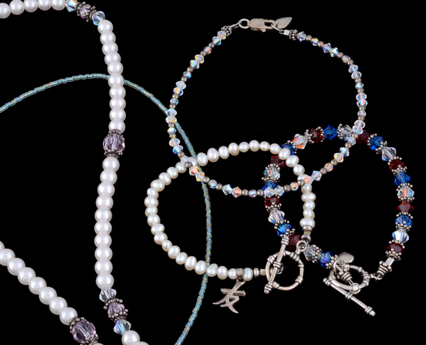 Collection of Crystal and Faux Pearl Jewelry