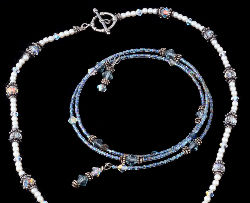 Collection of Crystal and Faux Pearl Jewelry