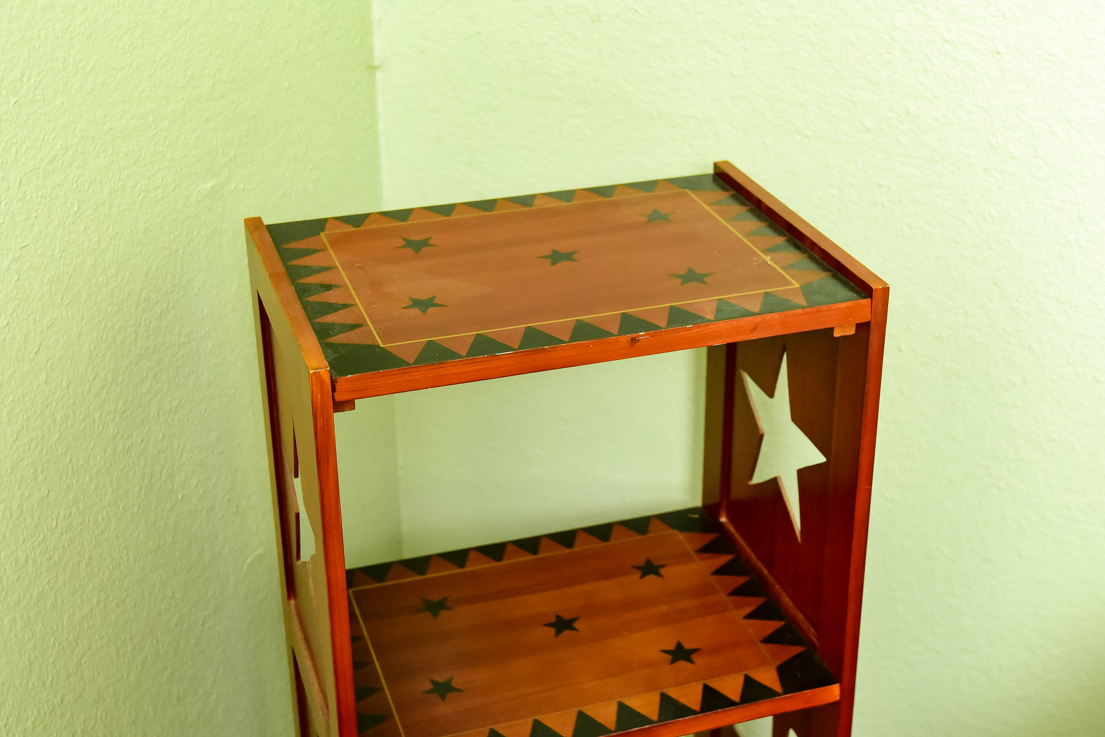 Western Themed Wooden Shelf