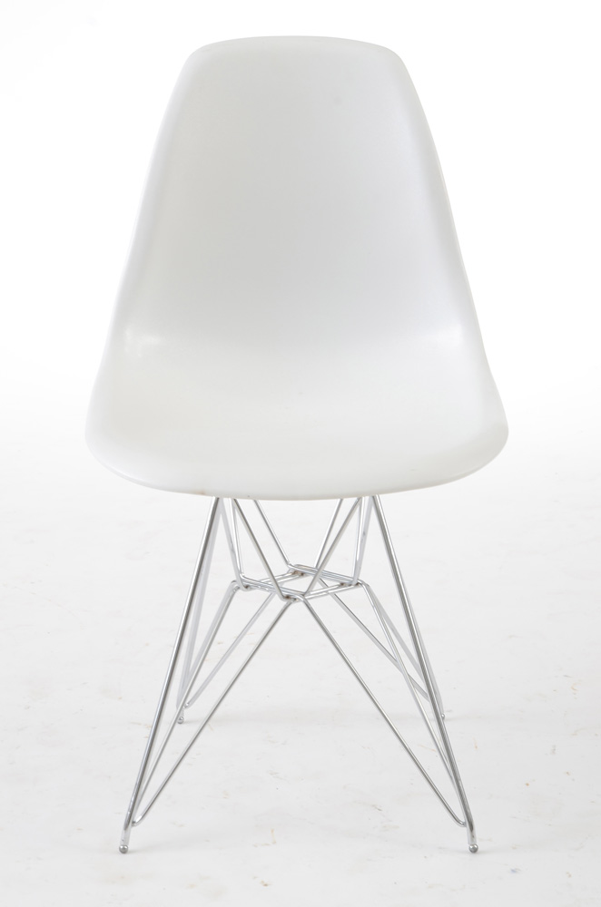 LexMod White Eames Style Shell Chairs