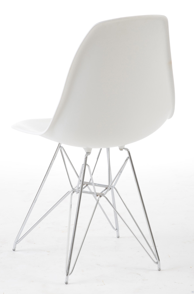 LexMod White Eames Style Shell Chairs