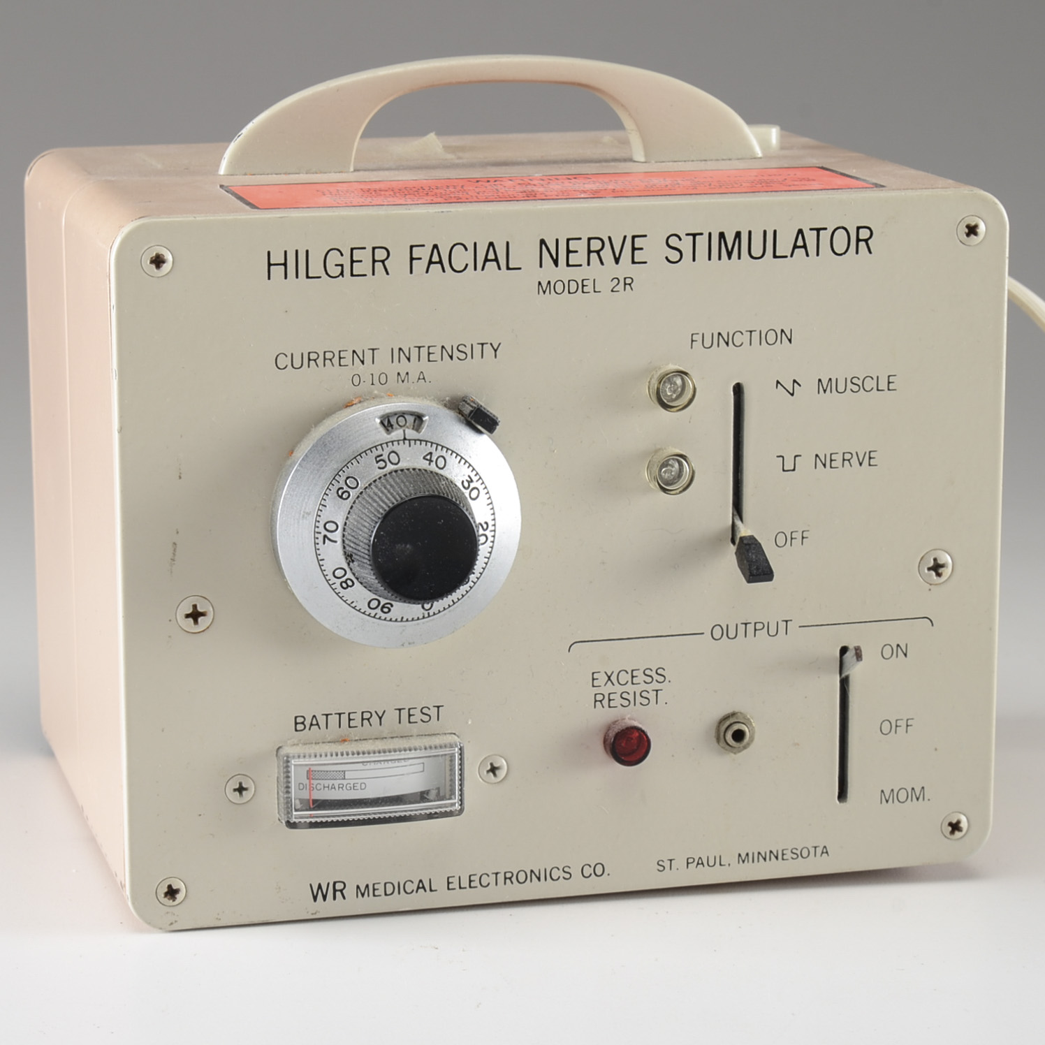 Vintage Hilger Facial Nerve Stimulator, Model 2R