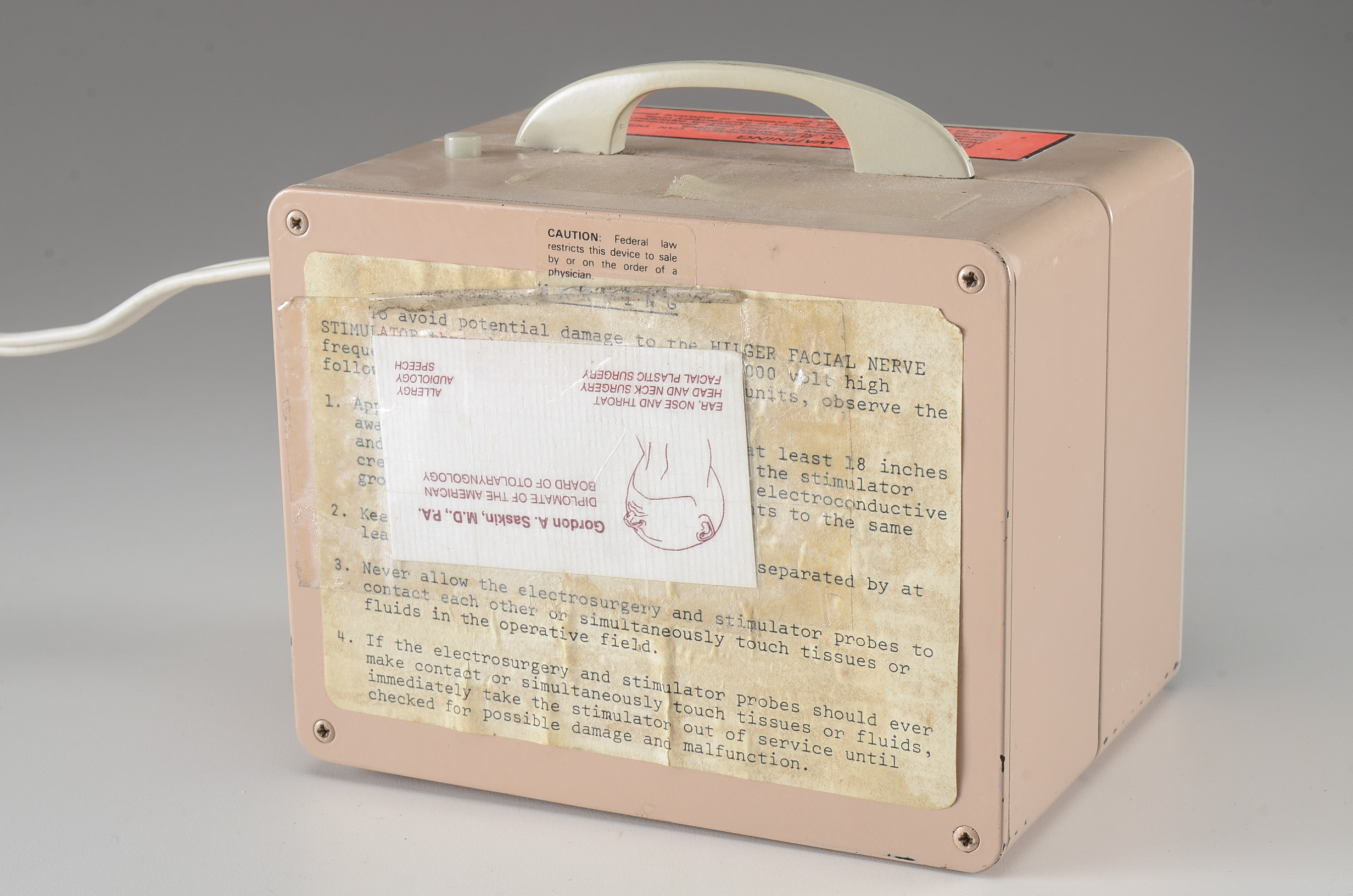 Vintage Hilger Facial Nerve Stimulator, Model 2R