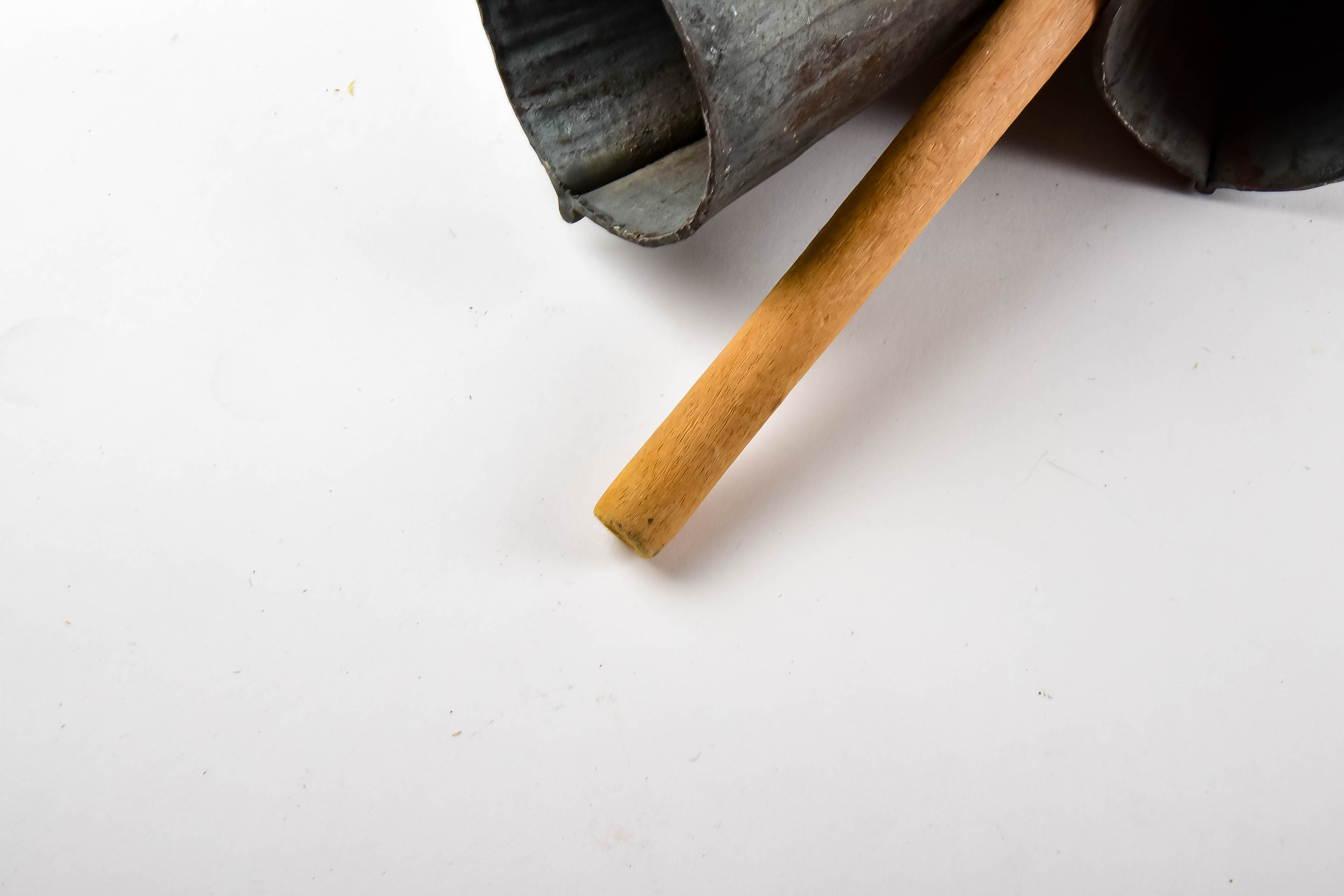 Hand-Crafted Cattle Call Bell with Stick