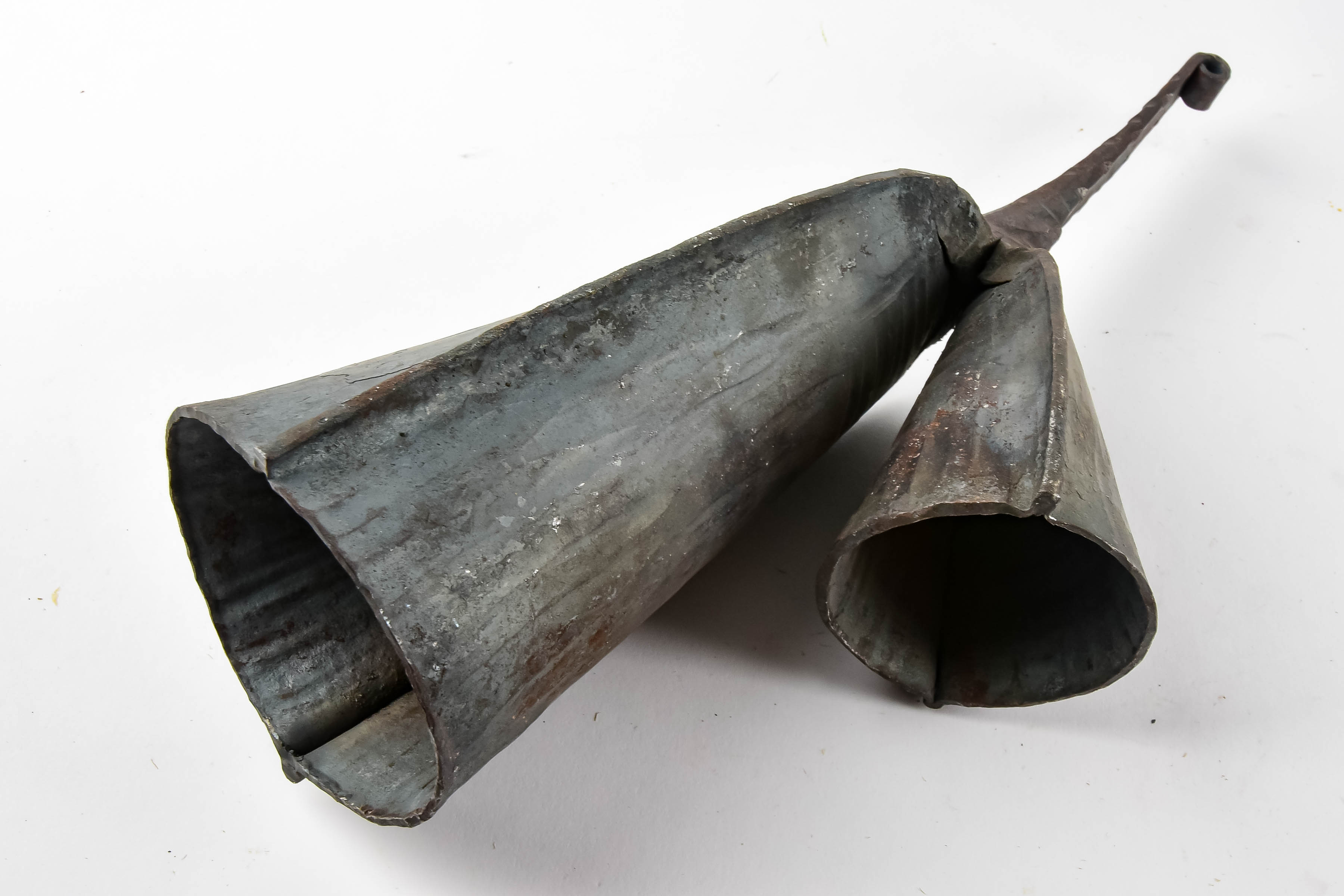 Hand-Crafted Cattle Call Bell with Stick