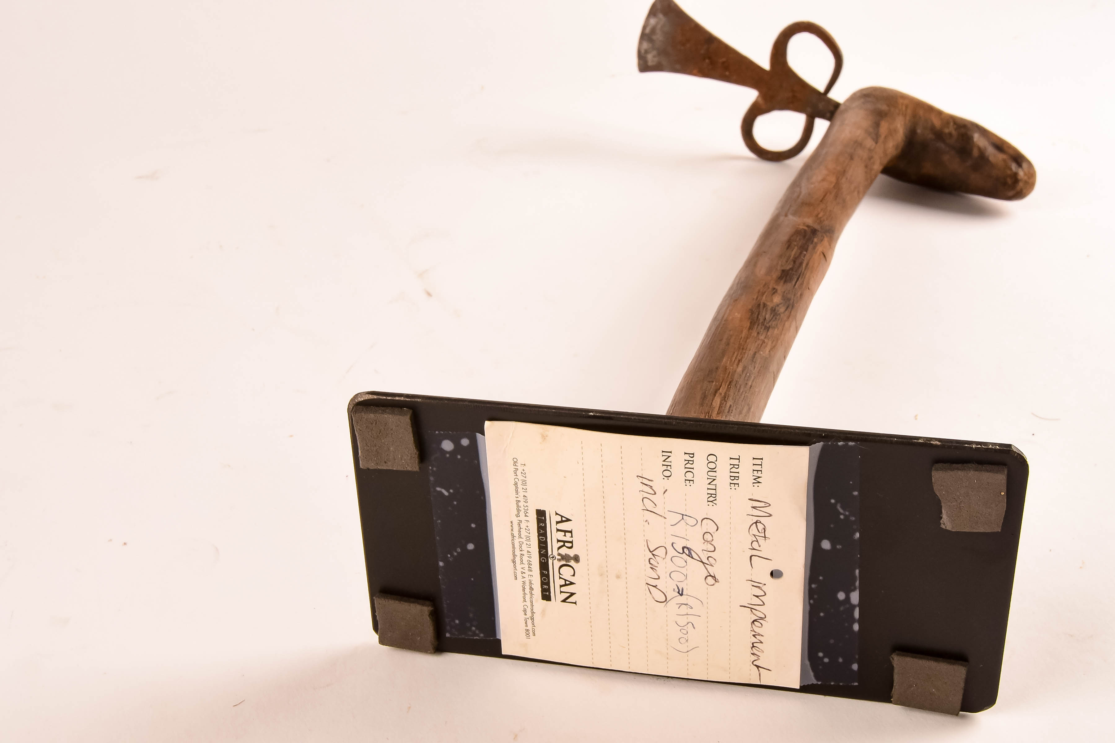 African Implement Tool on Stand