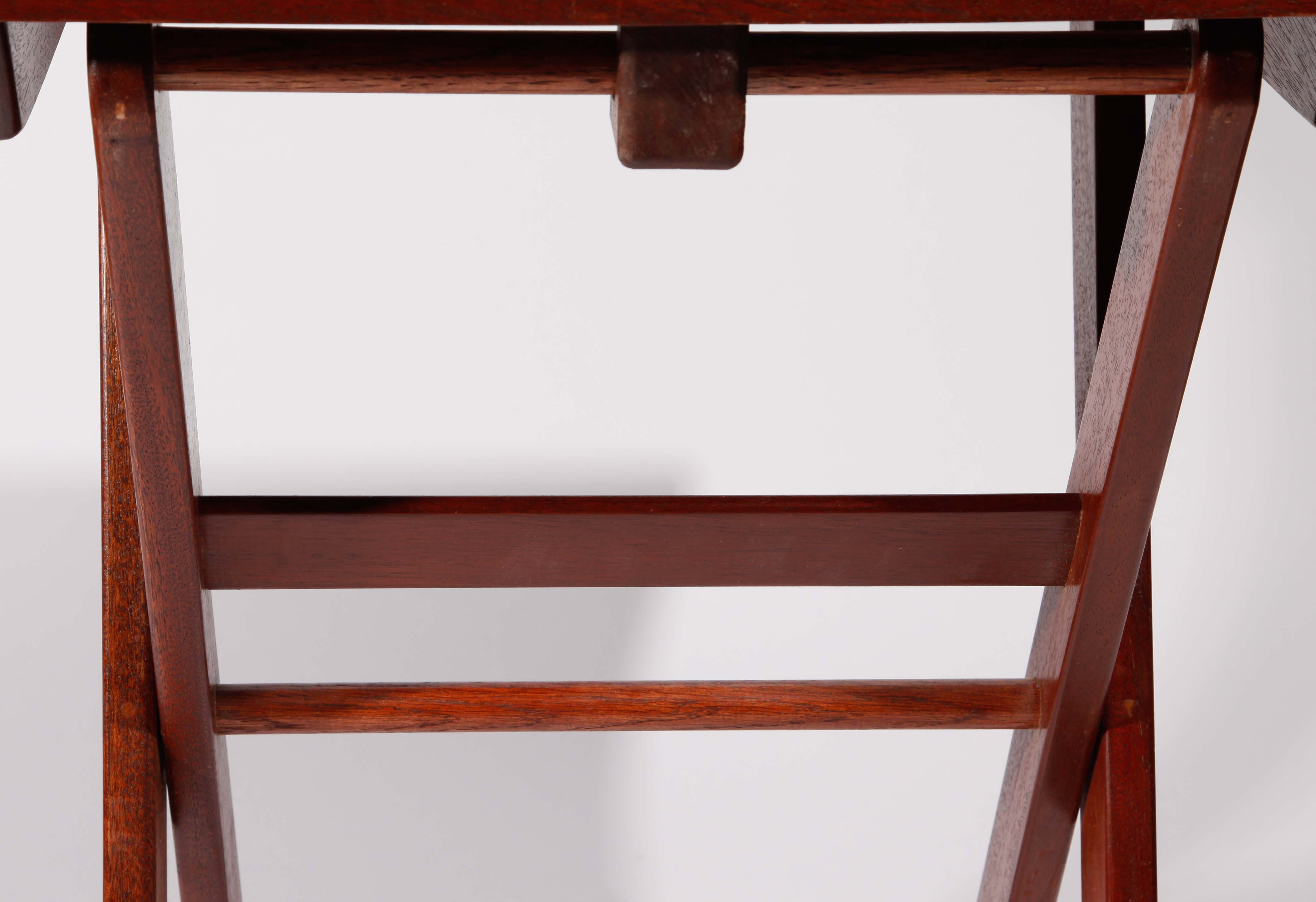 Pair of Cherry Wood Television Trays