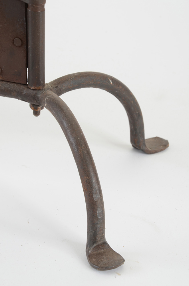 Cut Steel and Wrought Iron Fire Screen