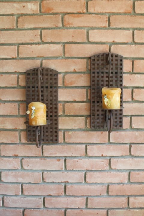 Wrought Iron Candle Sconces