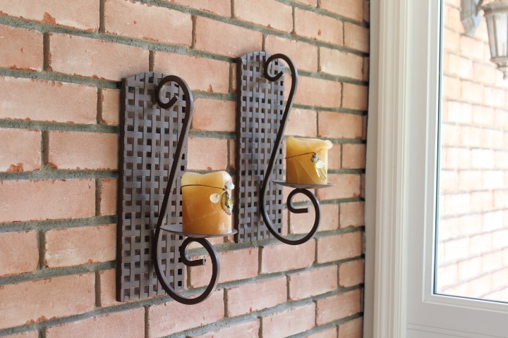 Wrought Iron Candle Sconces