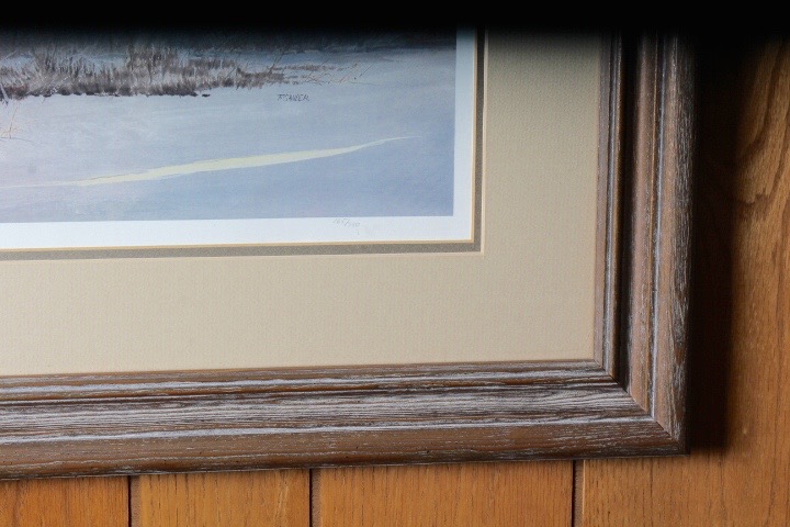 Signed and Numbered Print by Listed Artist Tom Sander Titled "Winter Sun"