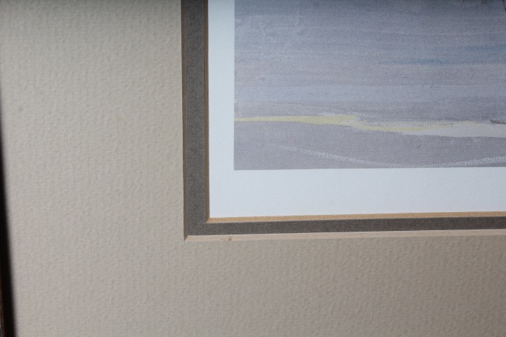 Signed and Numbered Print by Listed Artist Tom Sander Titled "Winter Sun"