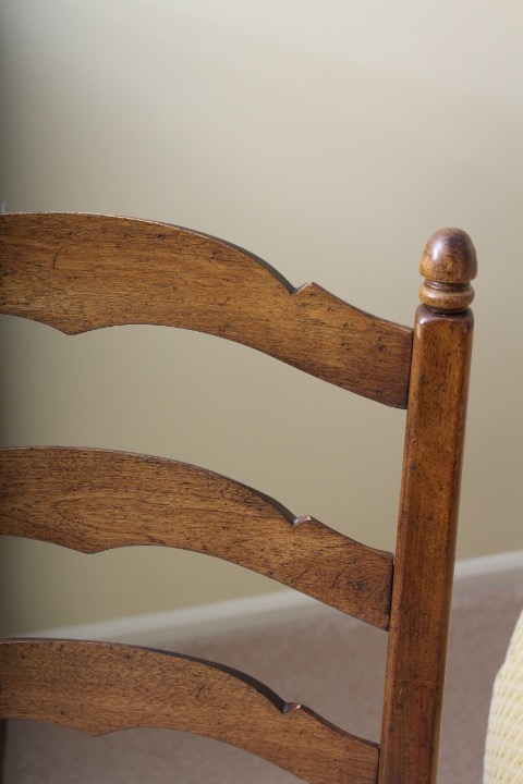 Ethan Allen Secretary Desk and Ladderback Chair