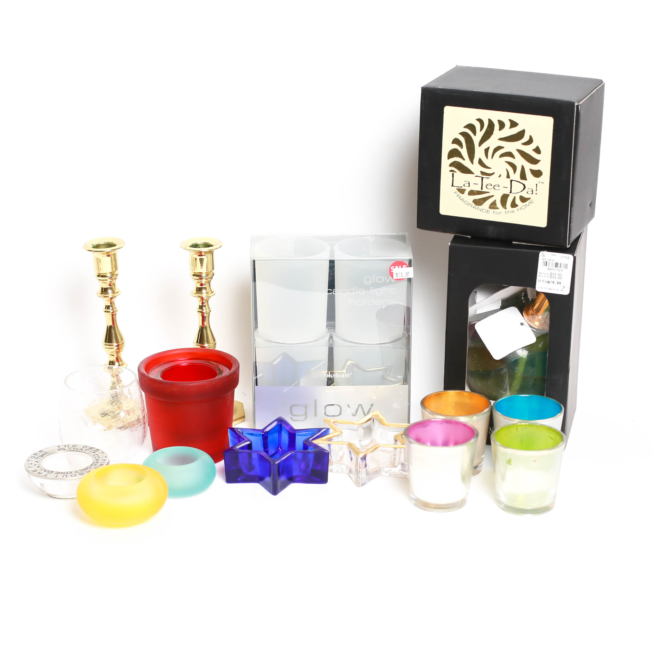 Large Collection of Candle Holders