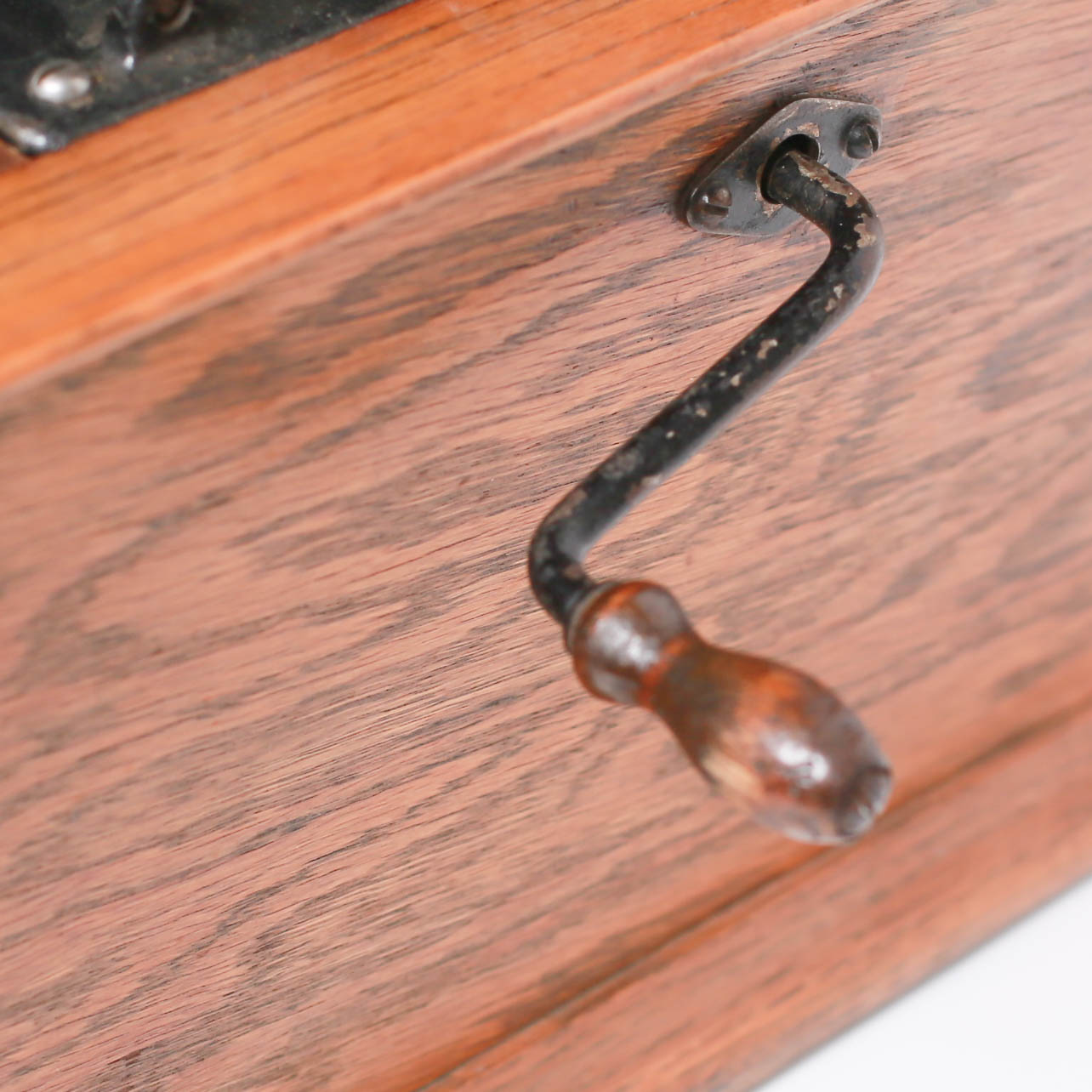 Edison Amberola 30 Phonograph Cylinder Record Player with Five Wax Cylinders