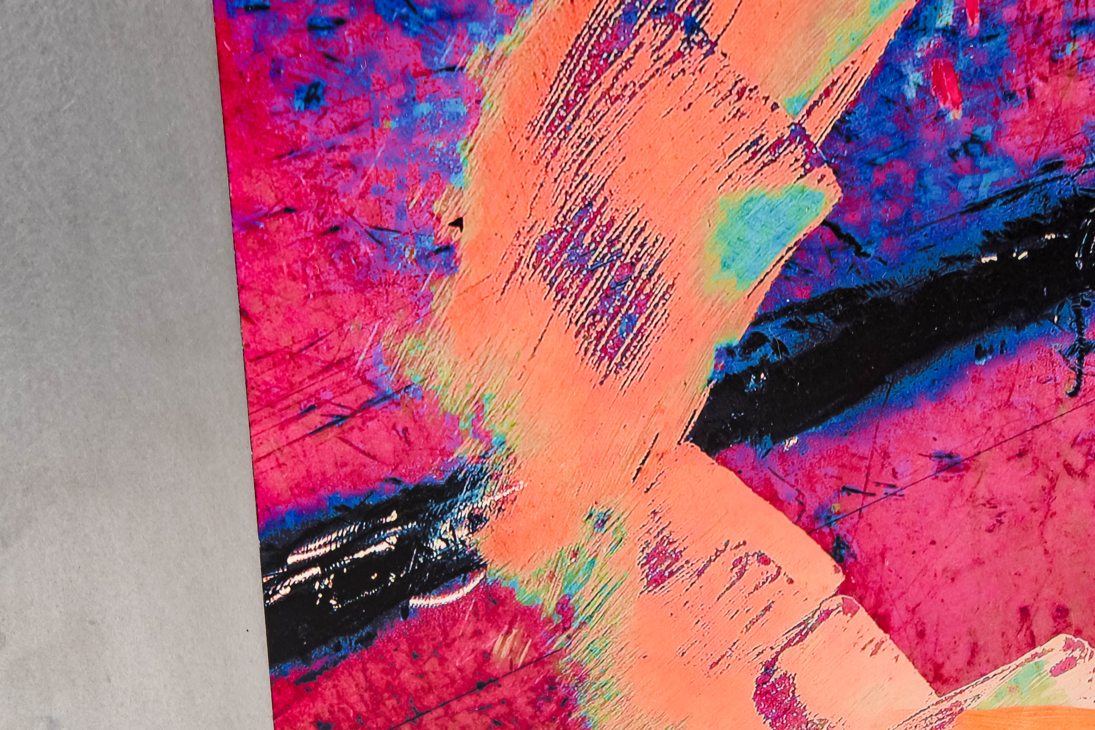 Metal Abstract Painting by Rose Paul