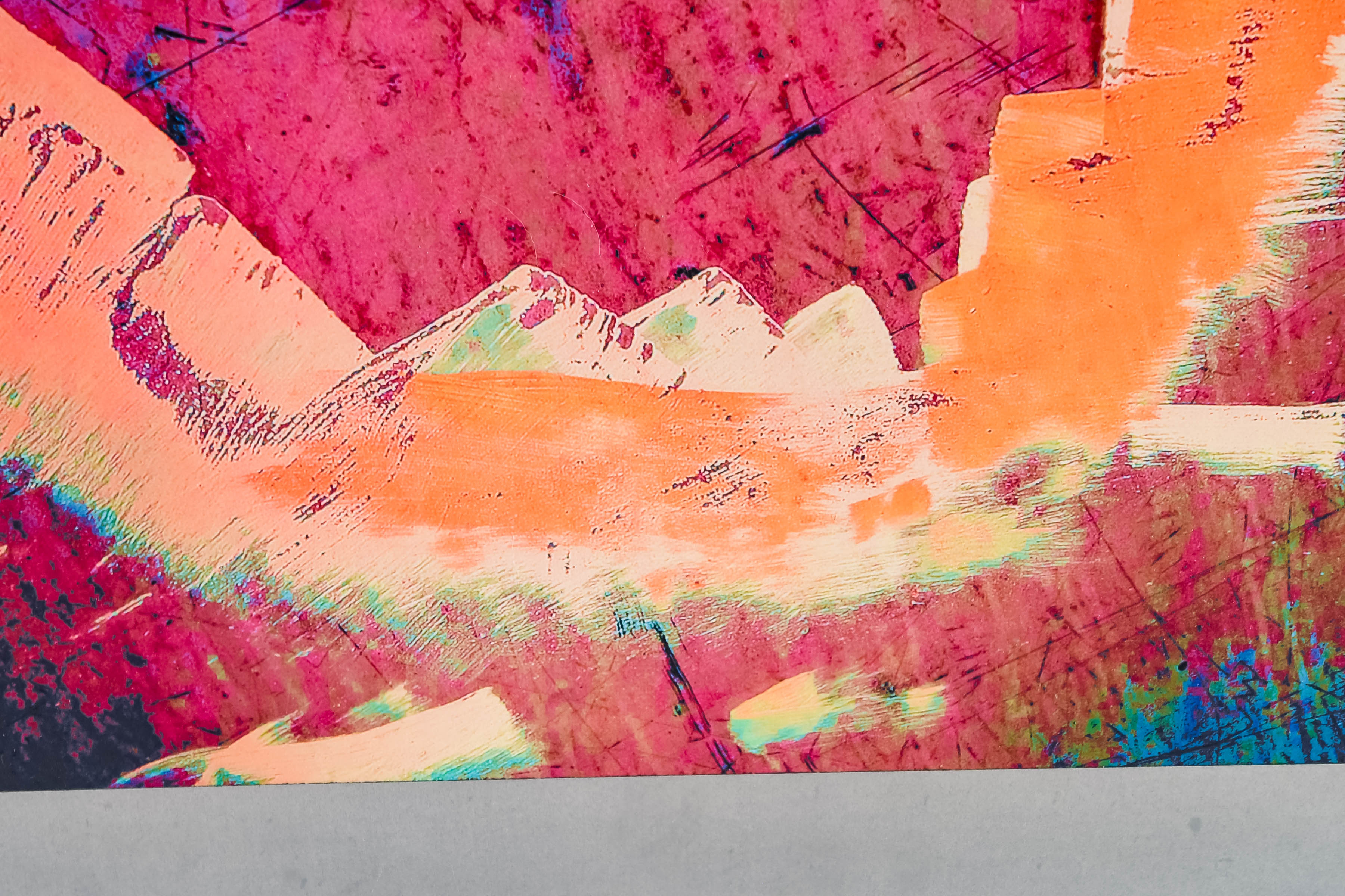 Metal Abstract Painting by Rose Paul