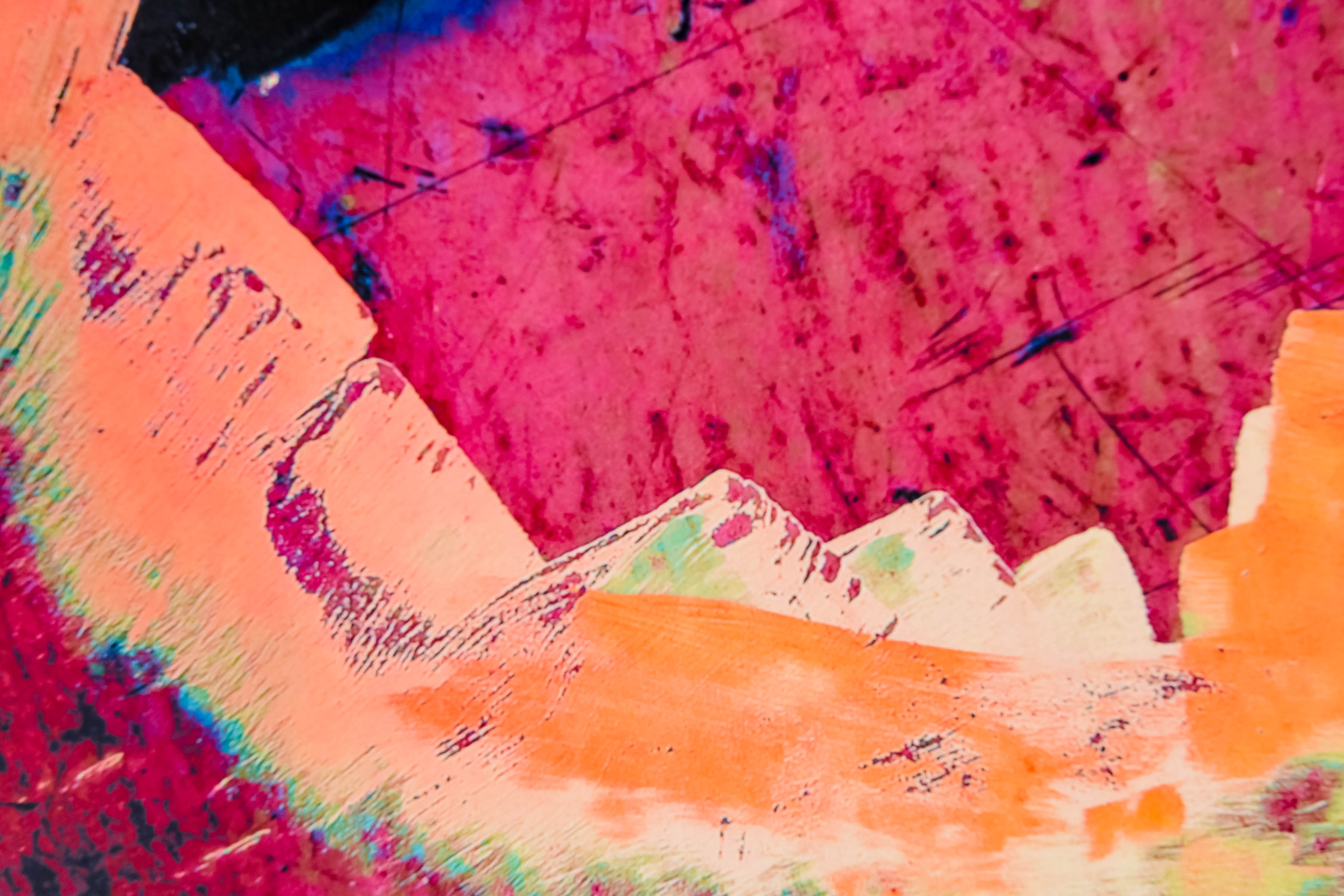 Metal Abstract Painting by Rose Paul