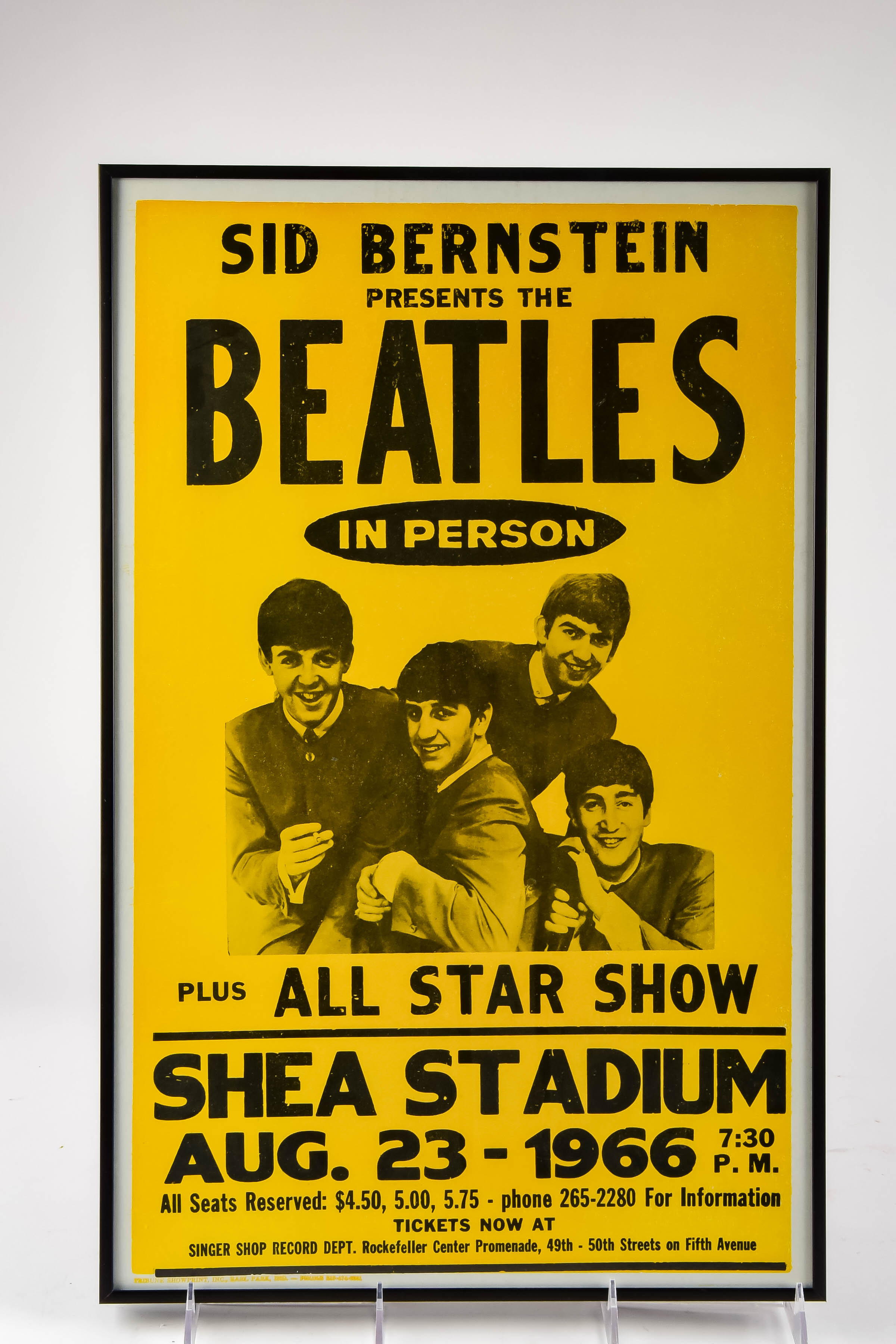 1966 Print of The Beatles Show