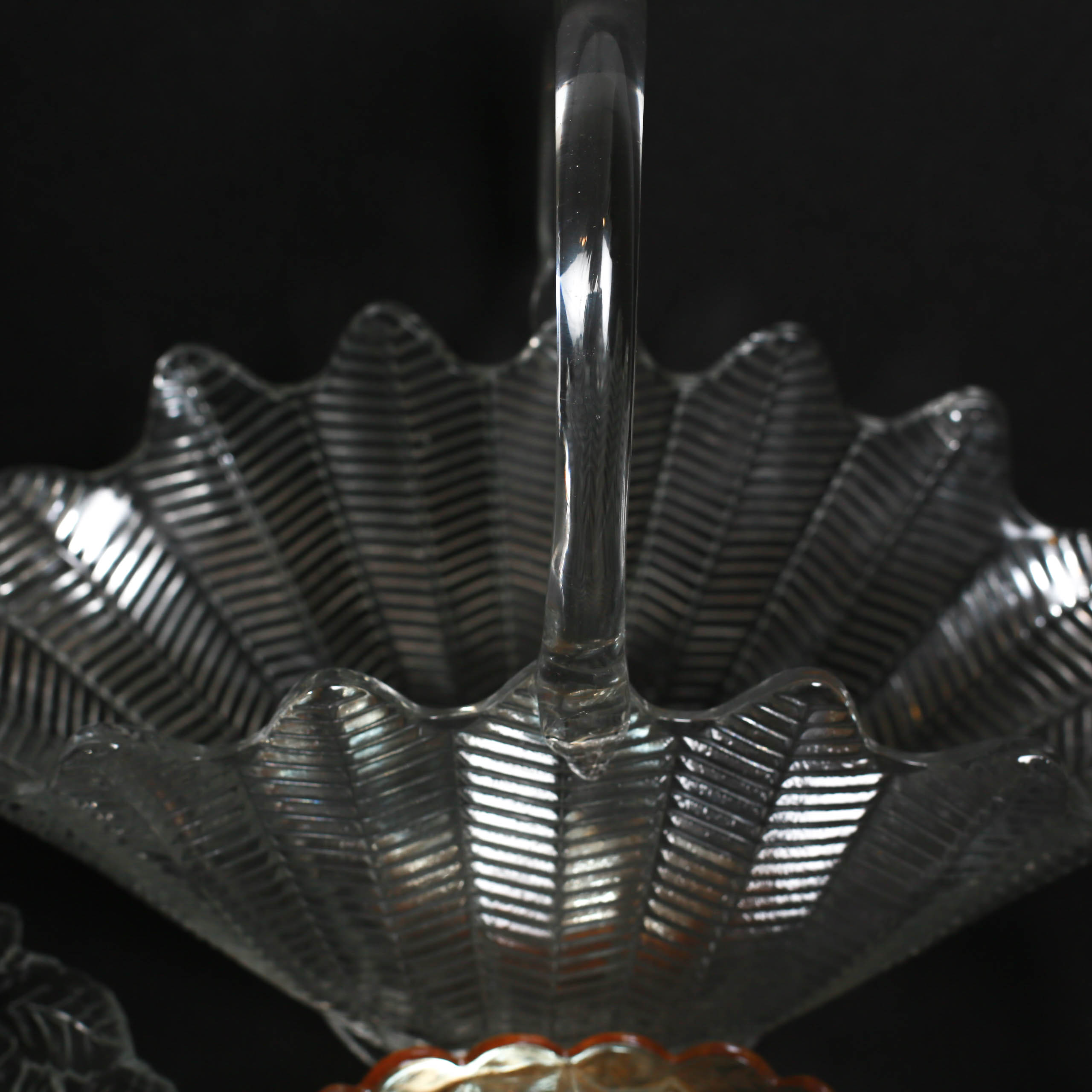 Assortment  of Pressed Glass Vessels