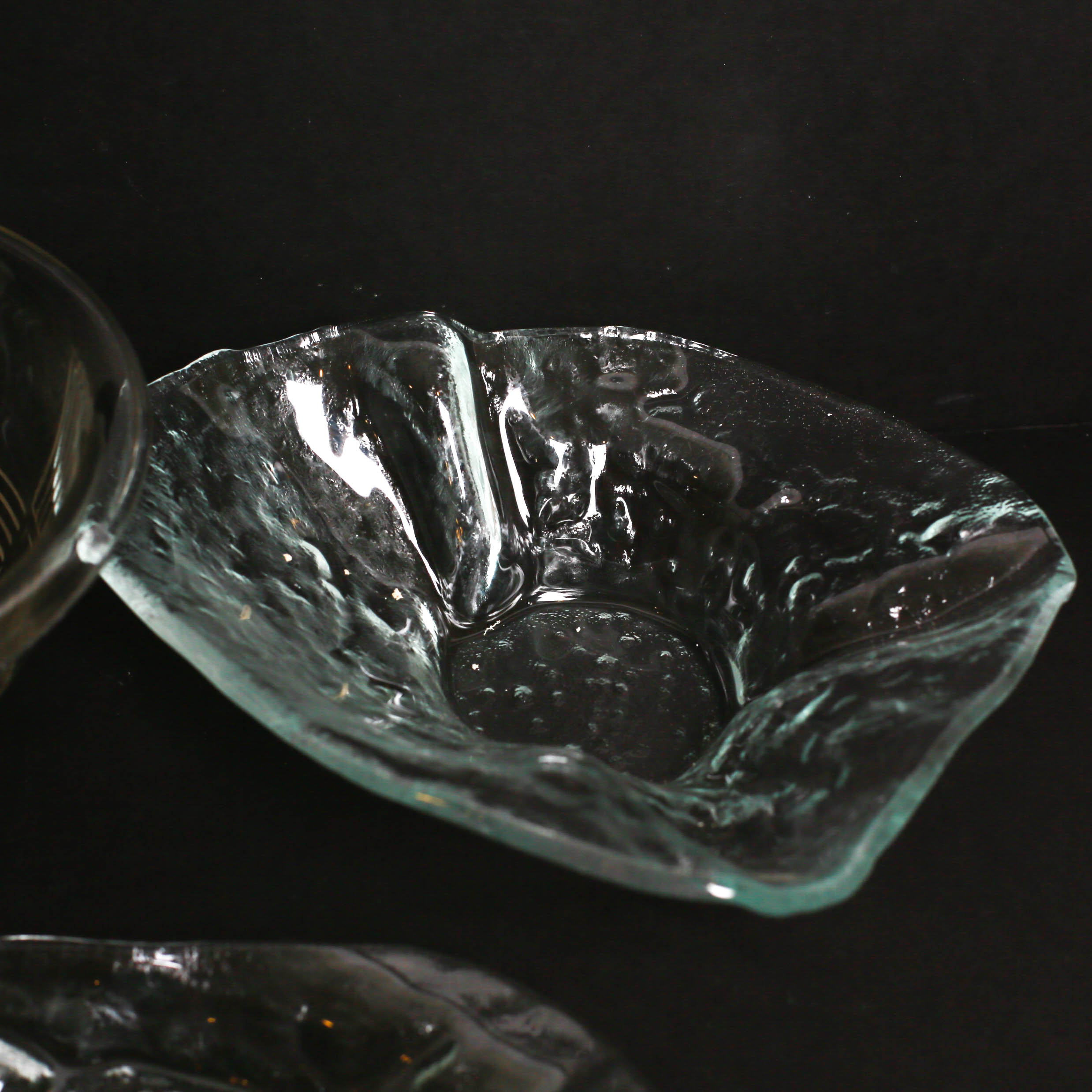 Assortment  of Pressed Glass Vessels