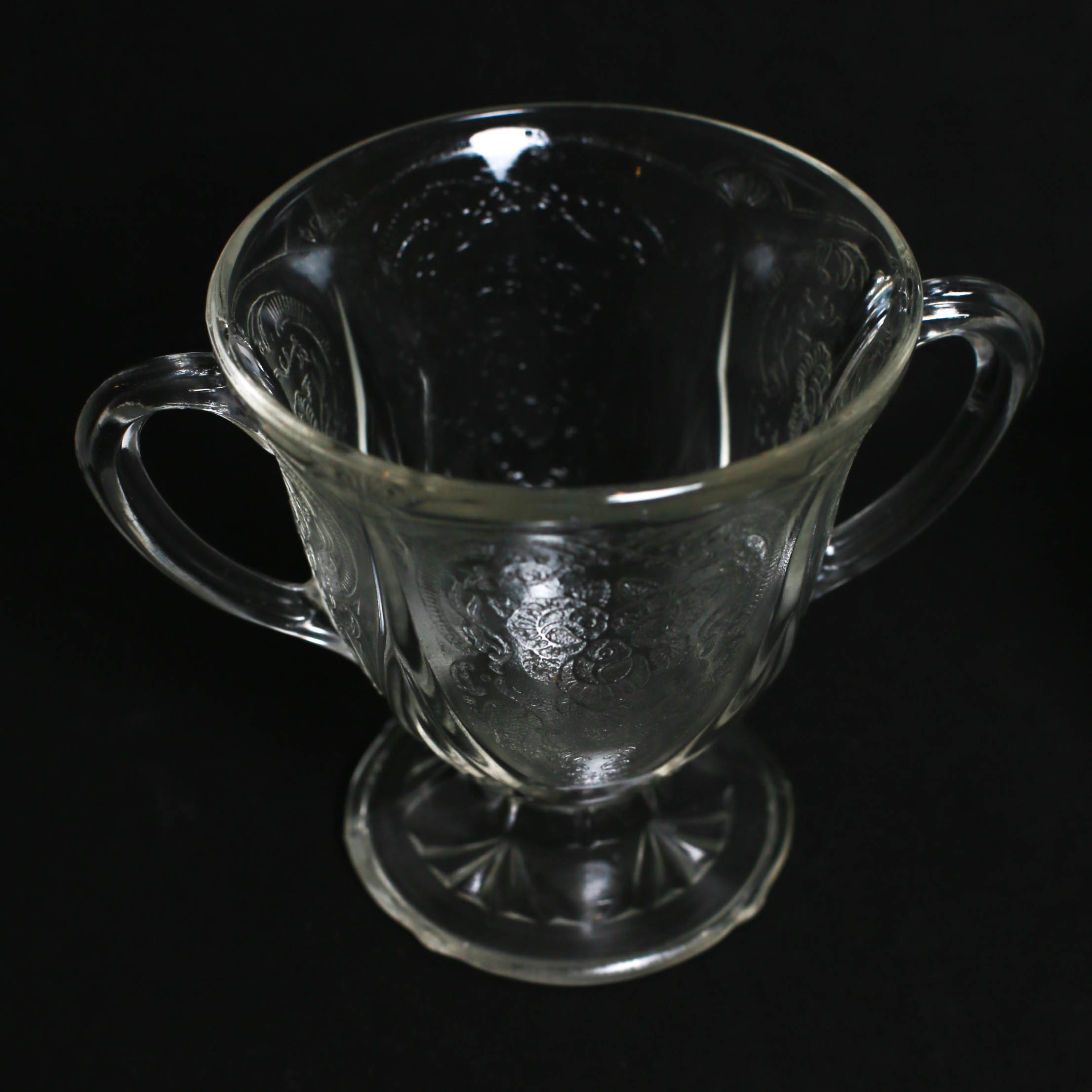 Assortment  of Pressed Glass Vessels