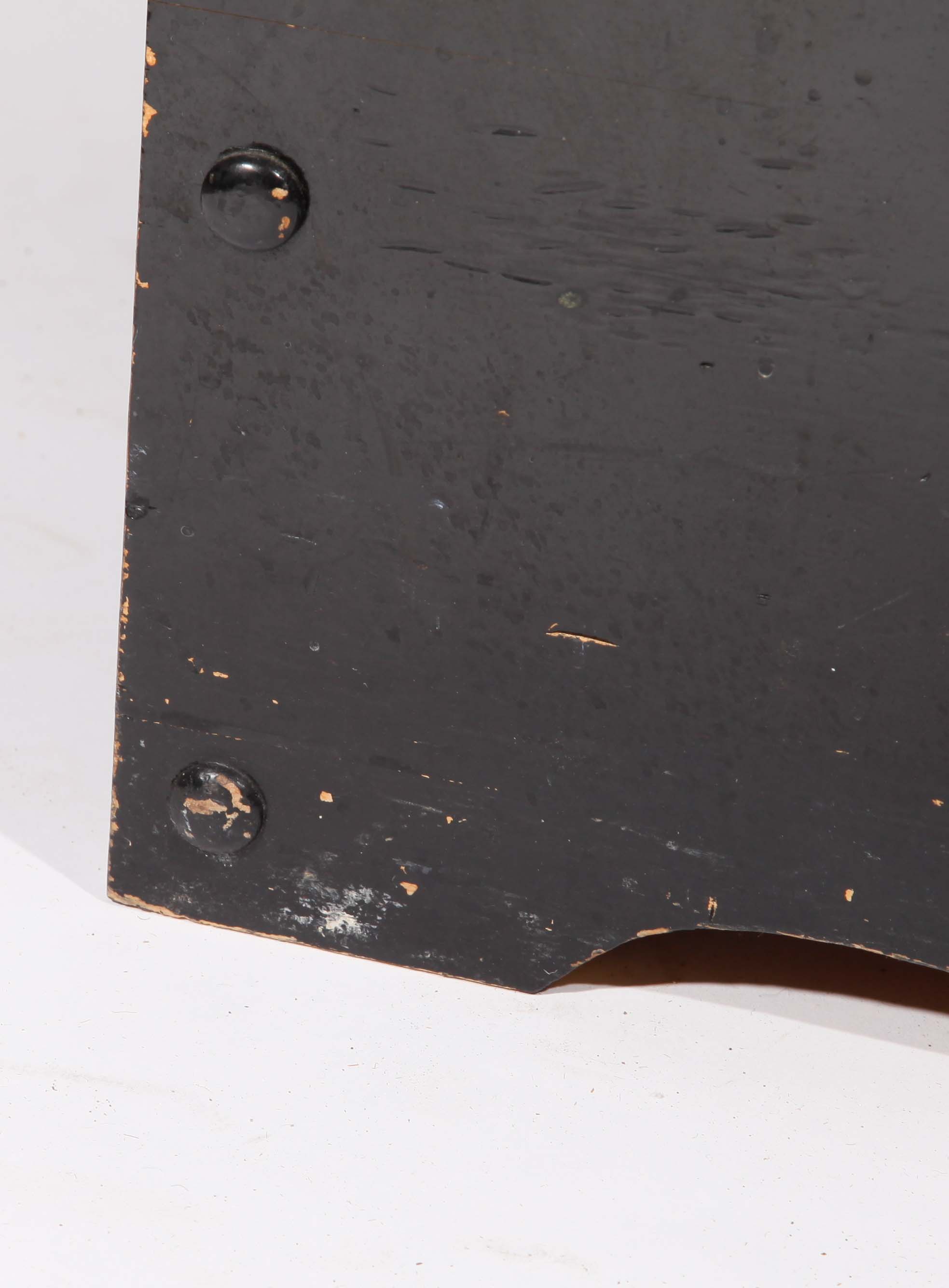 Painted Black Blanket Chest