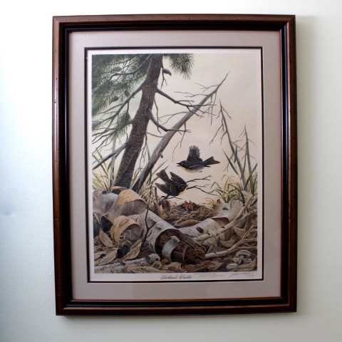 Limited Edition Signed "Kirtland's Warbler" Print by Listed Artist John A. Ruthven