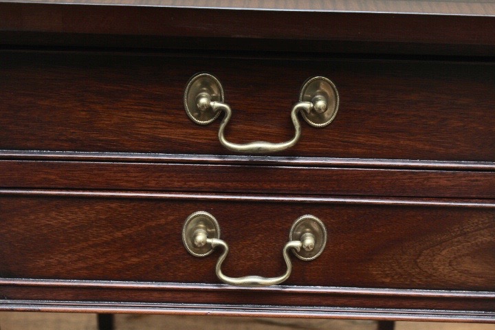 Pair of Mahogany Henkel Harris Drop Leaf End Tables